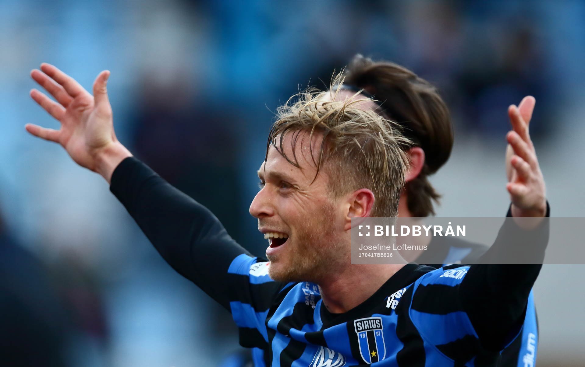 Sirius Christer Gustafsson jublar