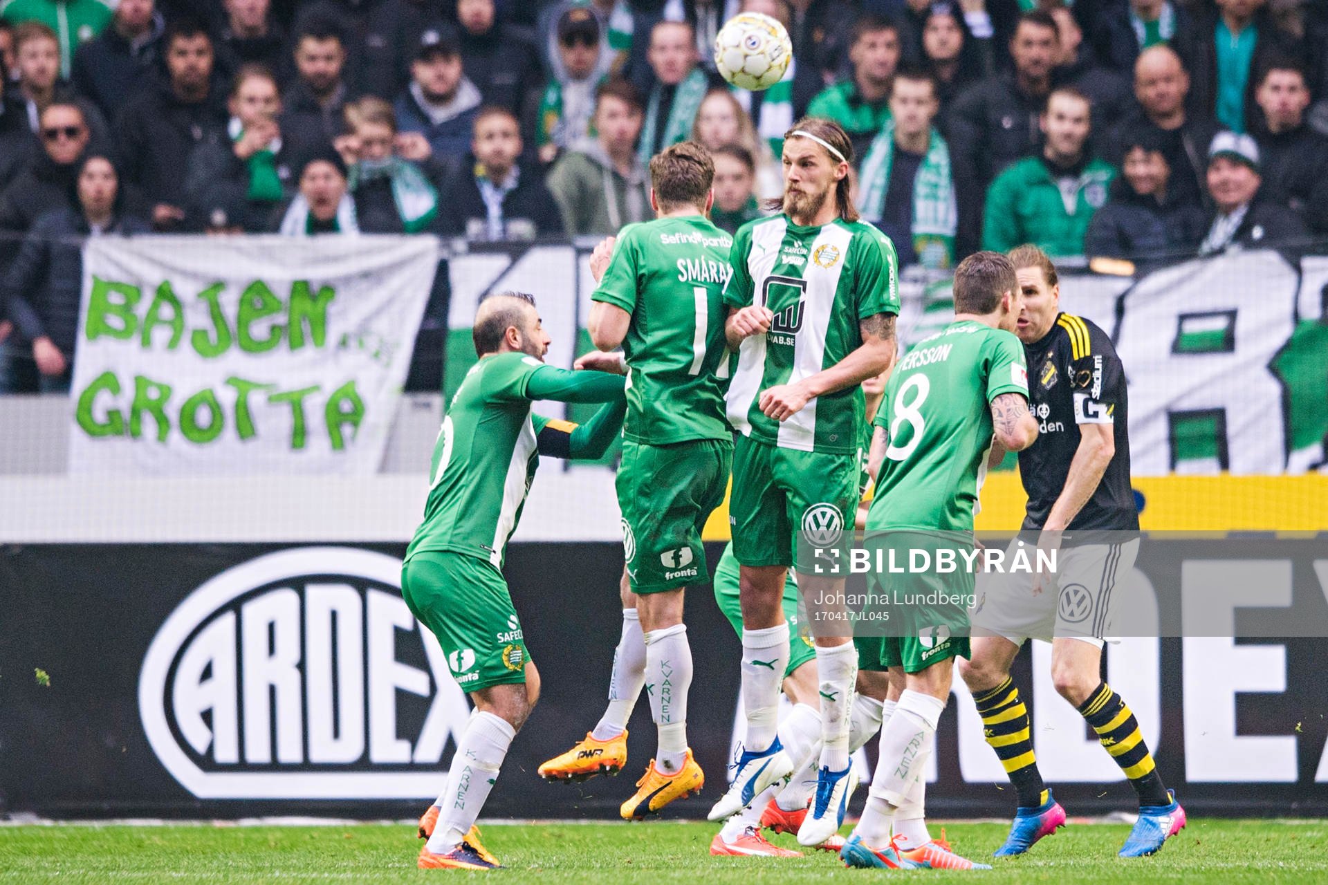 Hammarbys Kennedy Bakircioglu, Arnór Smárason, Björn