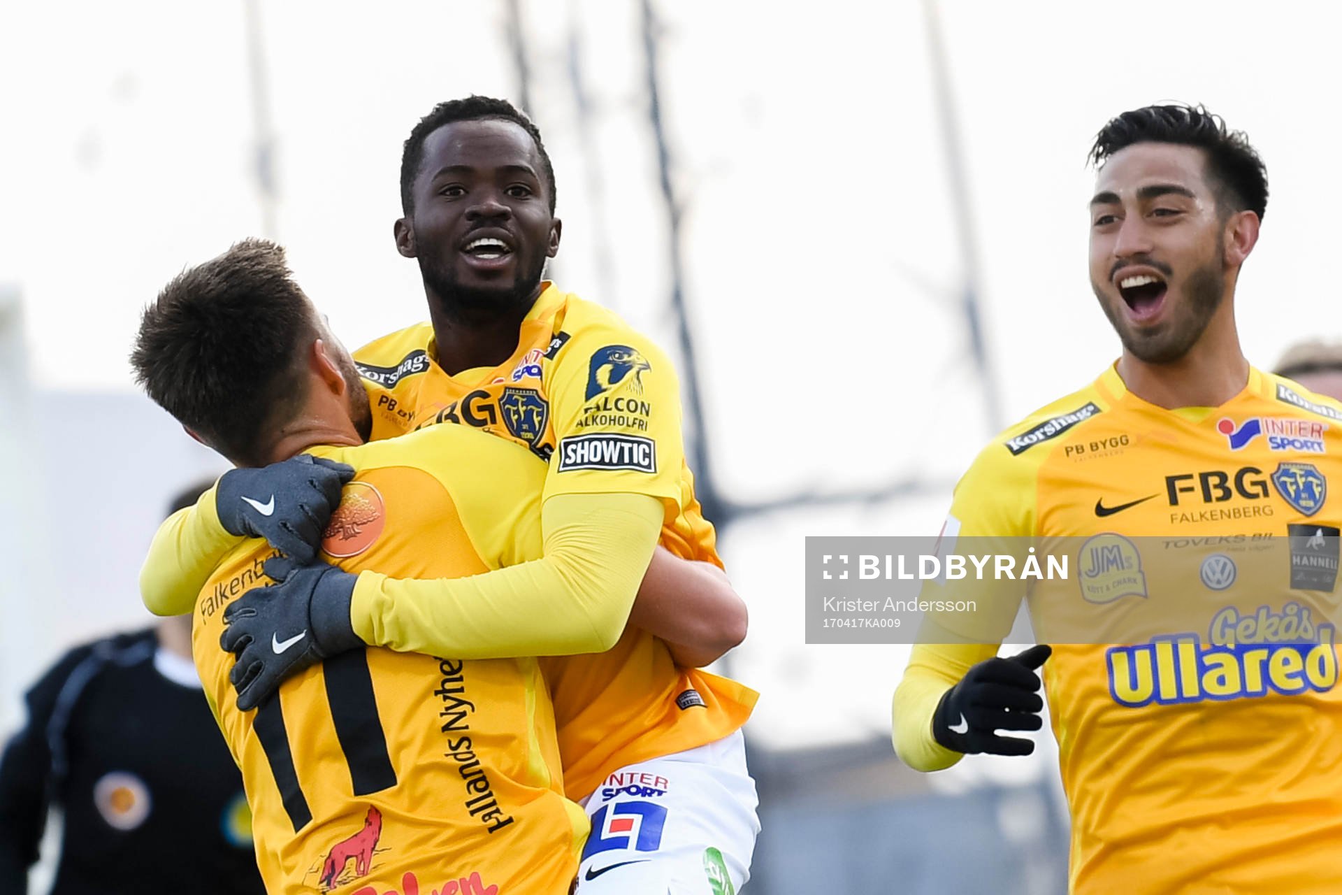 Falkenbergs Johannes Vall, Richard Donkor och Amin Nazari
