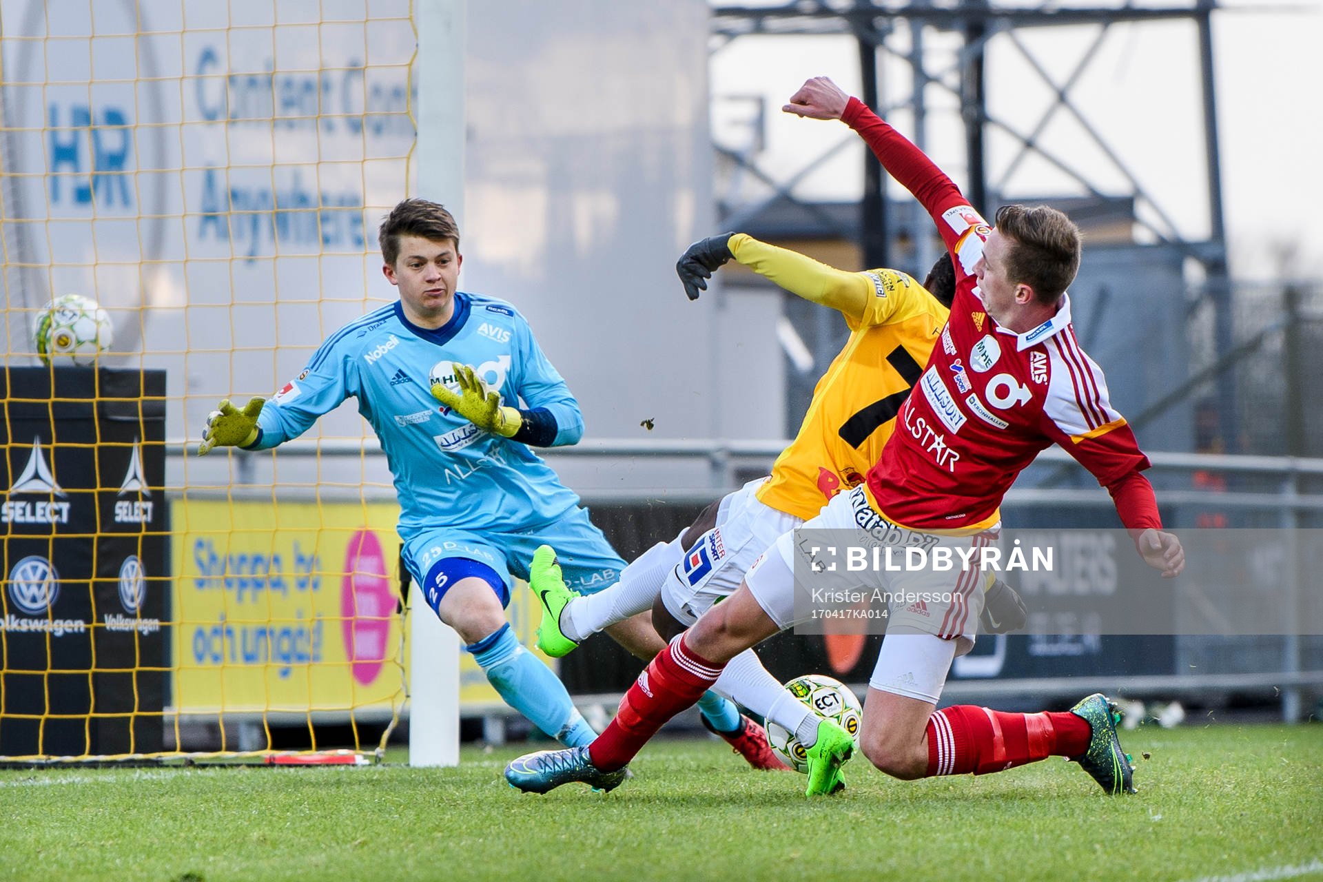 Falkenbergs Richard Donkor gör 1-1