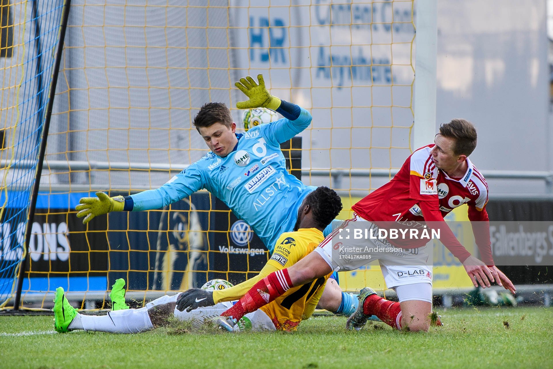 Falkenbergs Richard Donkor gör 1-1