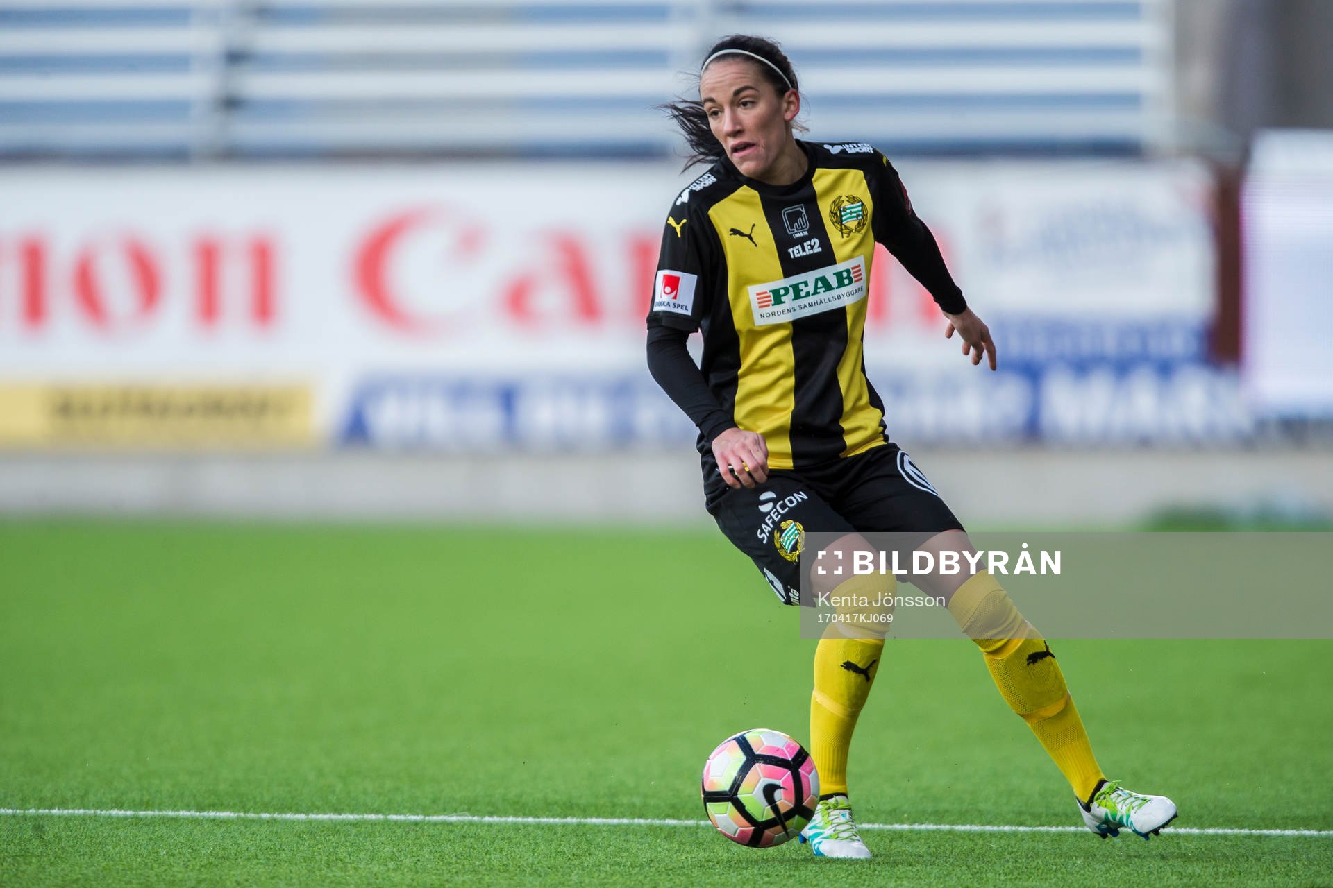 Hammarbys Anna Oskarsson i aktion
