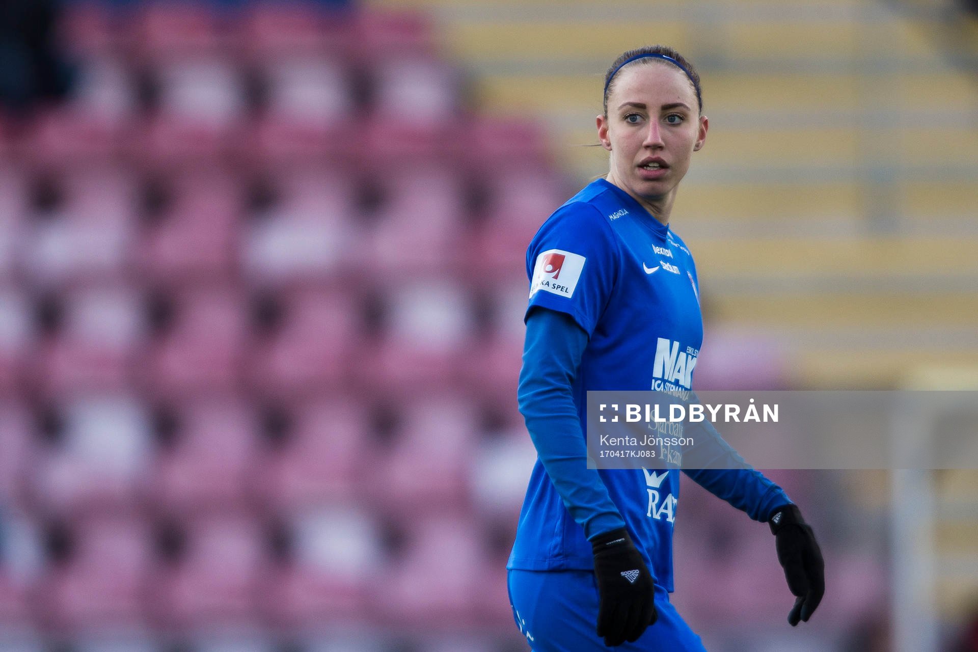 Eskilstuna Uniteds Petra Andersson