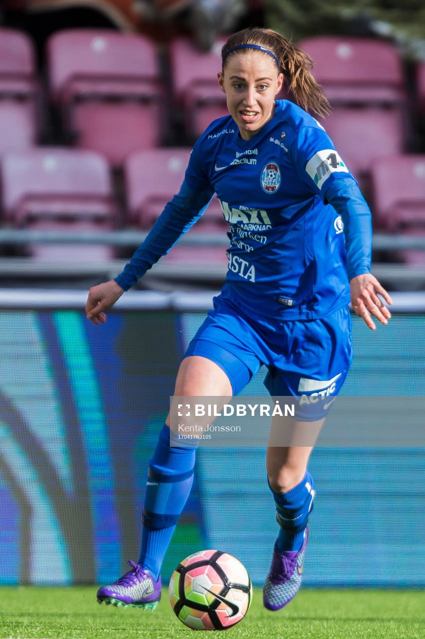 Eskilstuna Uniteds Petra Andersson