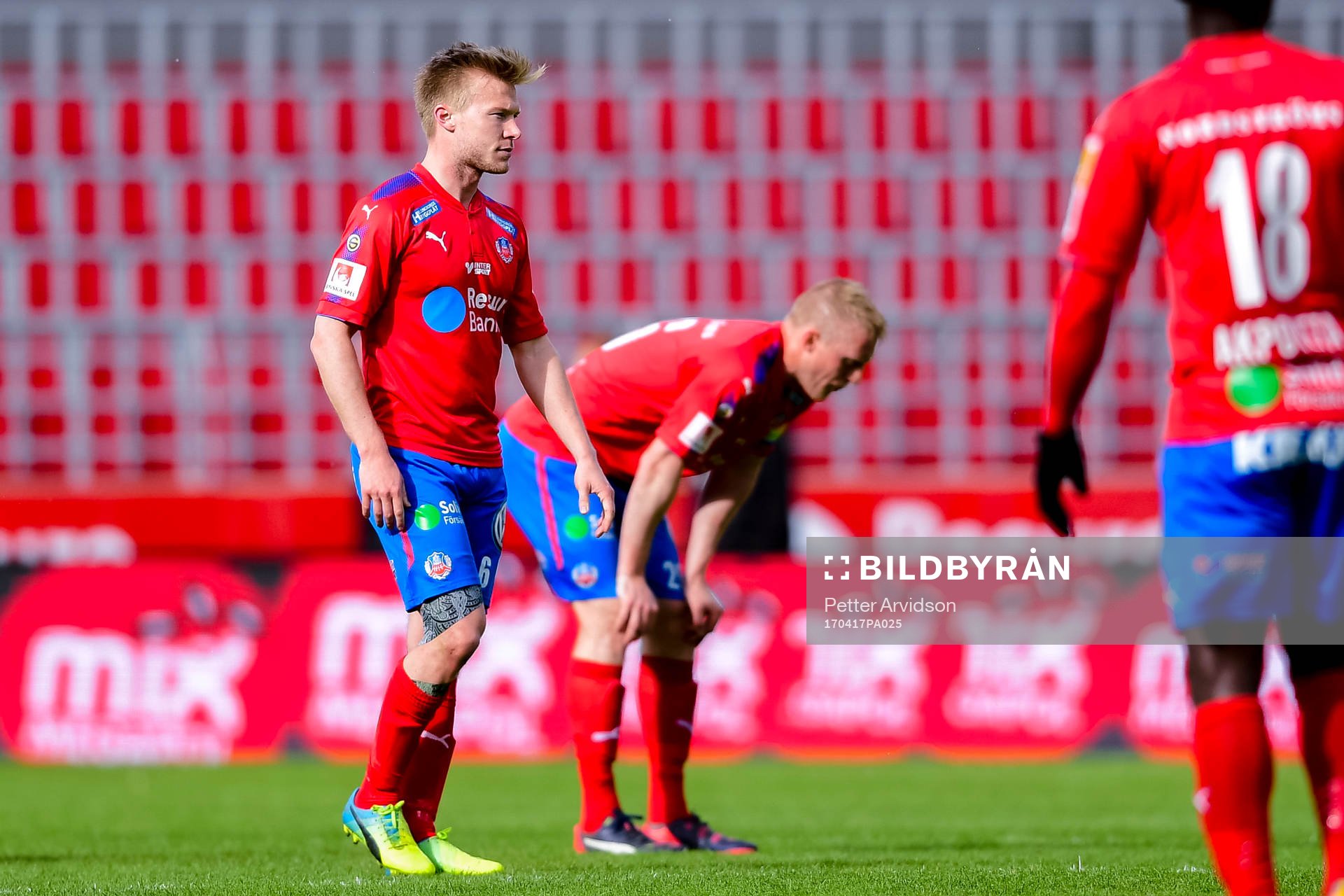Helsingborgs Peter Larsson och Andreas Landgren deppar