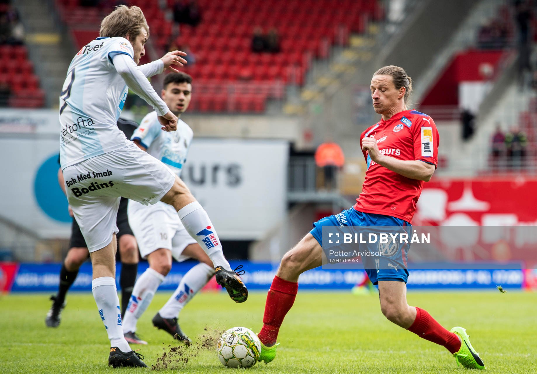 Helsingborgs Jesper Lange och Gefles Johan Oremo