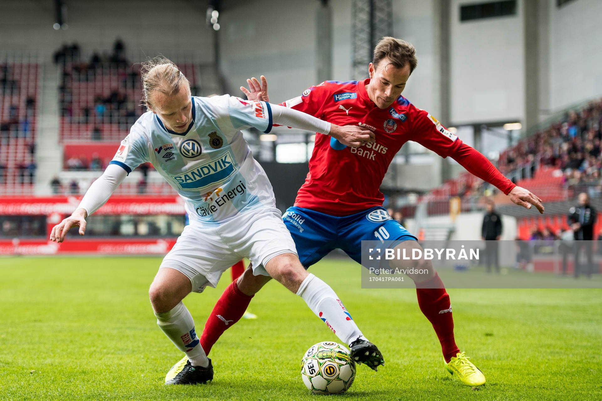 Gefles Jesper Florén och Helsingborgs Anton Wede