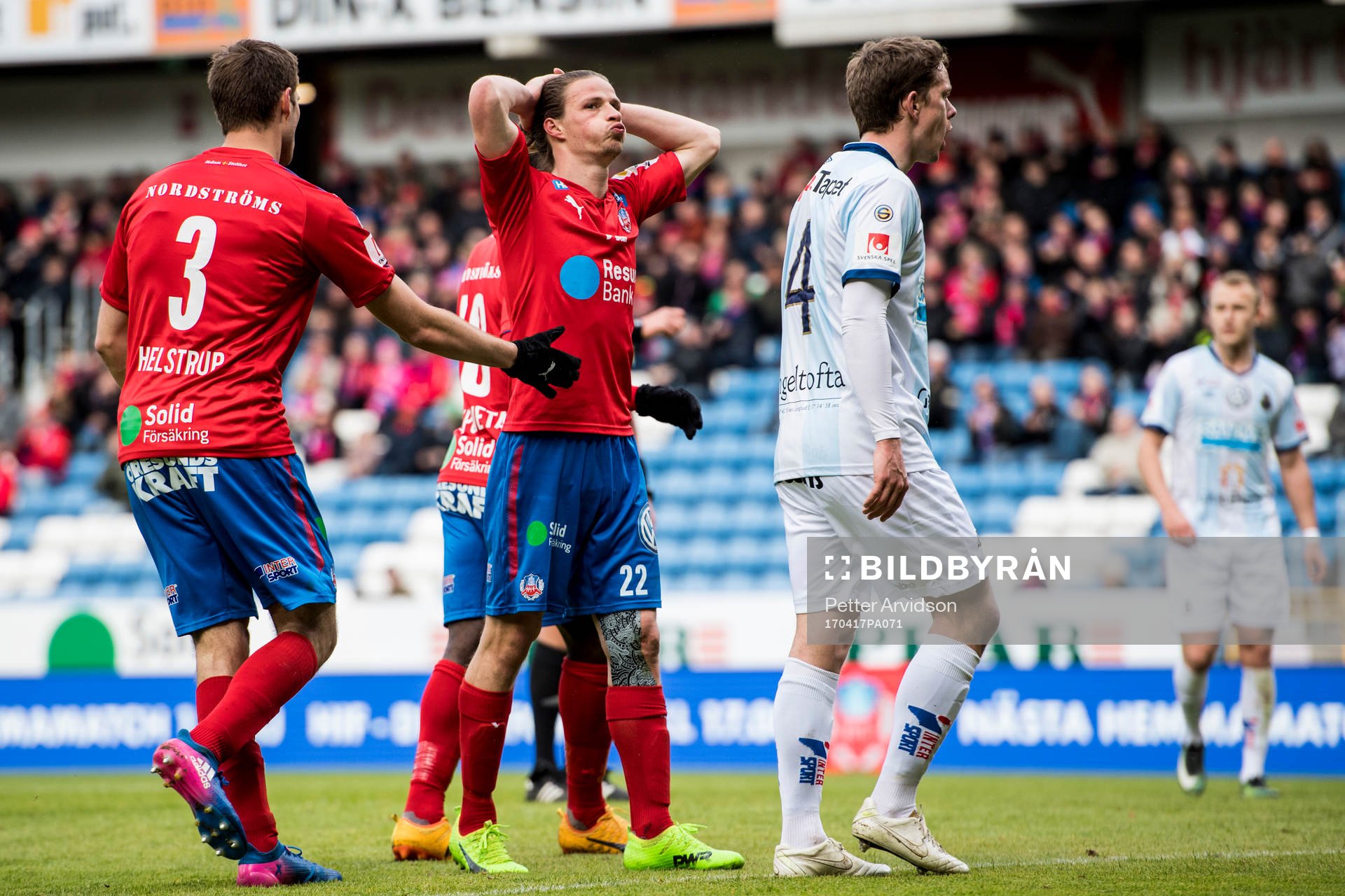 Helsingborgs Jesper Lange deppar