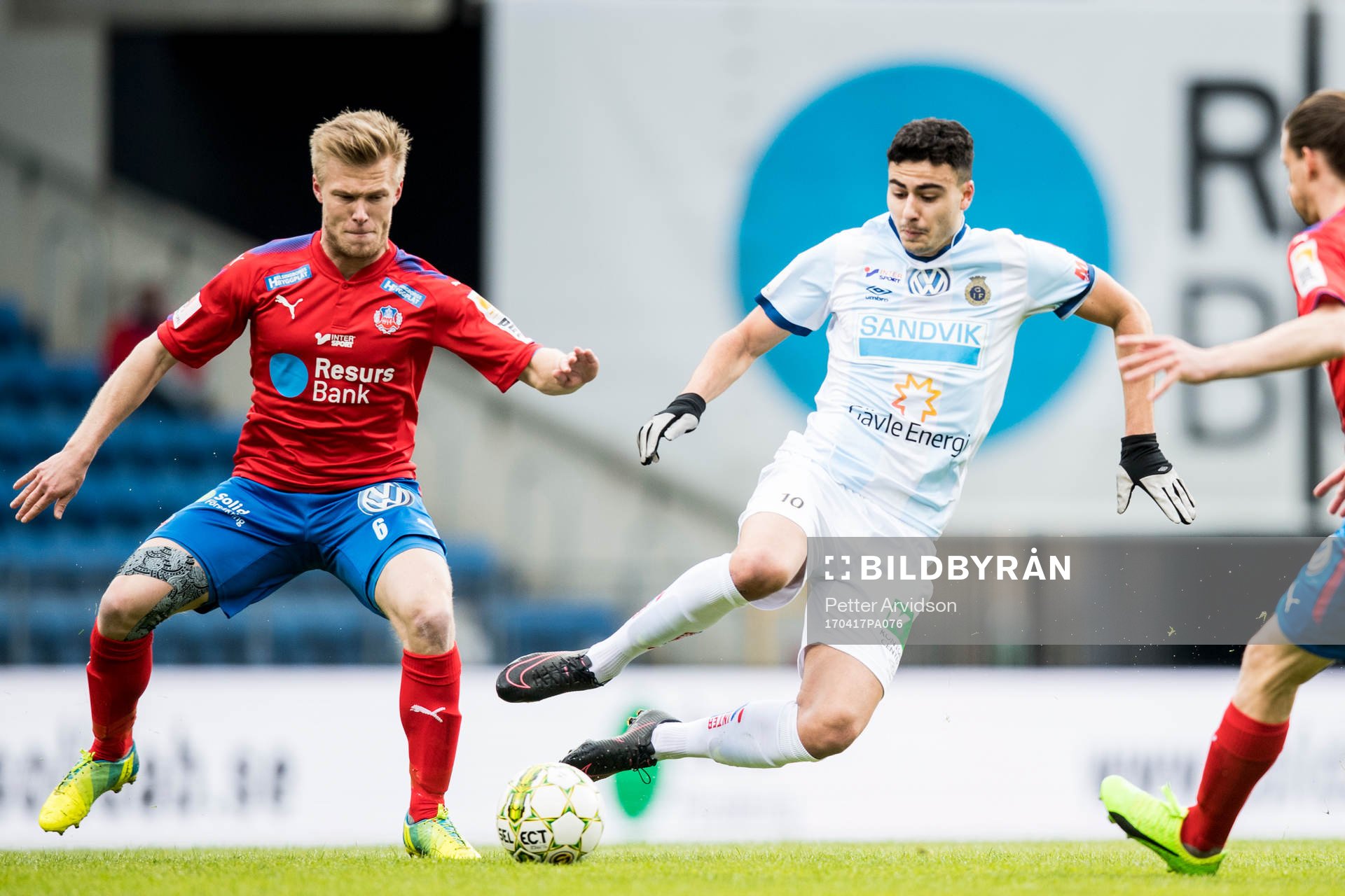 Gefles Deniz Hümmet och Helsingborgs Andreas Landgren