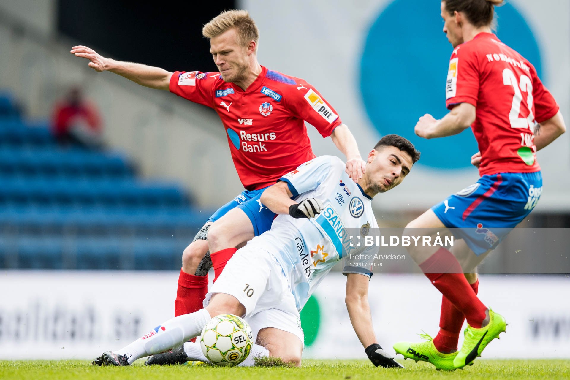 Gefles Deniz Hümmet och Helsingborgs Andreas Landgren