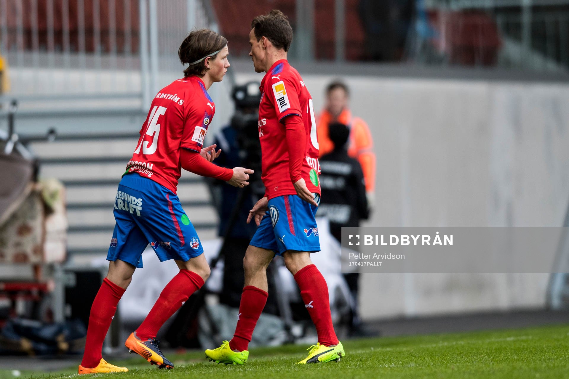 Helsingborgs Anton Wede byts ut till förmån för Max