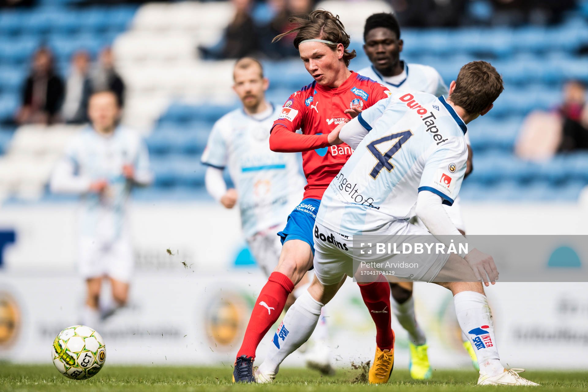 Helsingborgs Max Svensson mot Gefles Anton Lans