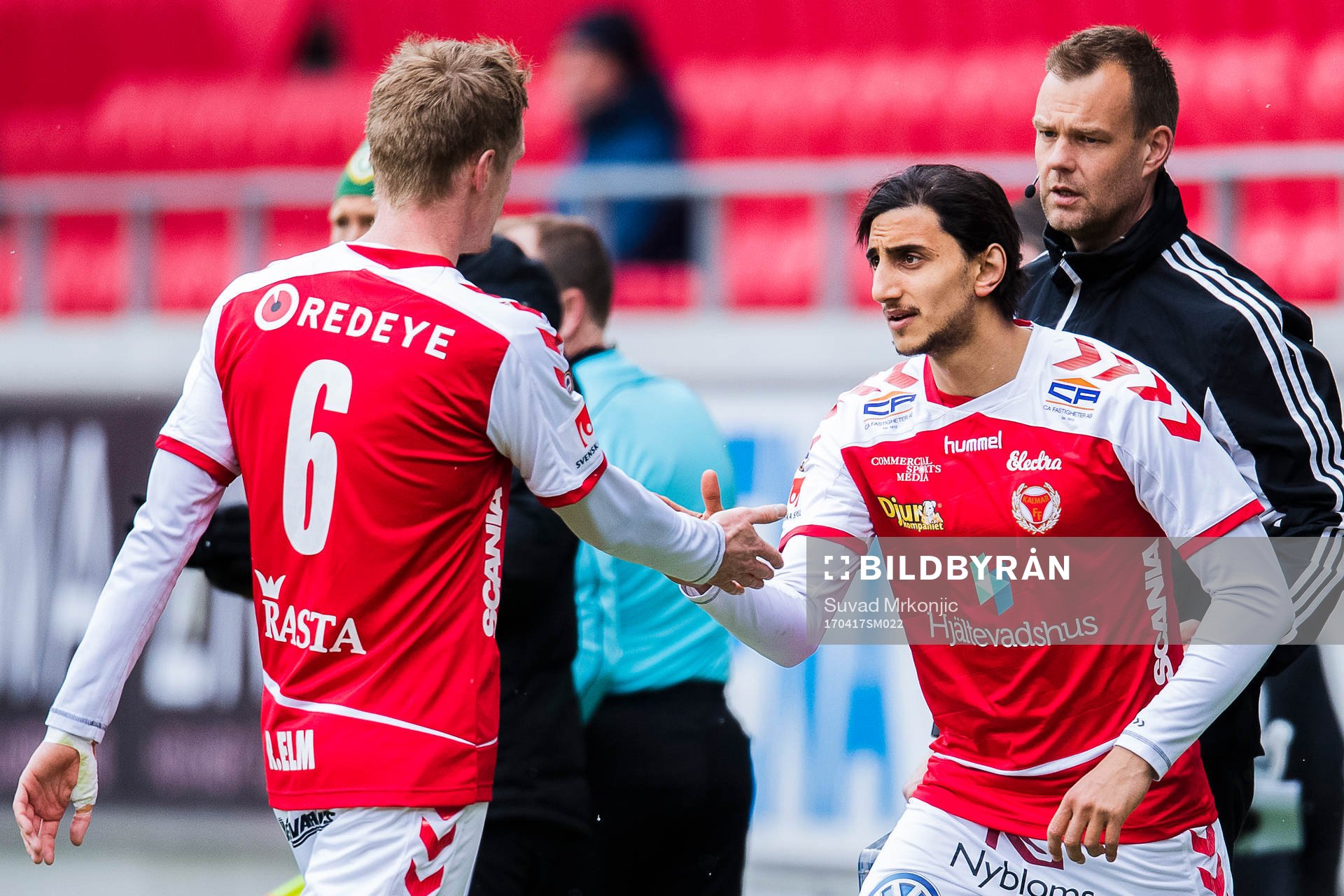 Kalmars Rasmus Elm byts ut mot Mahmoud Eid