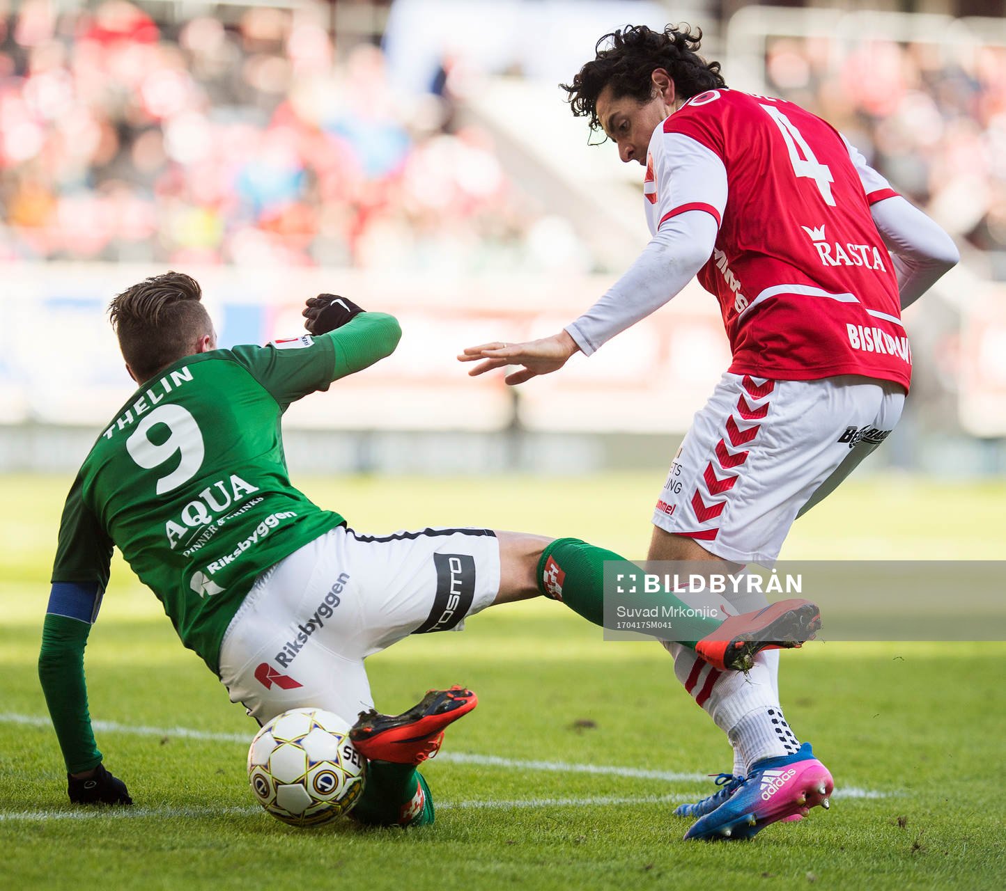 Kalmars Marko Biskupovic och Jönköpings Tommy Thelin