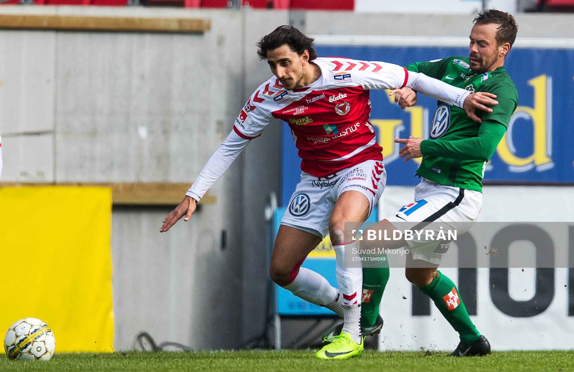 Kalmars Mahmoud Eid  och Jönköpings Fredric Fendrich