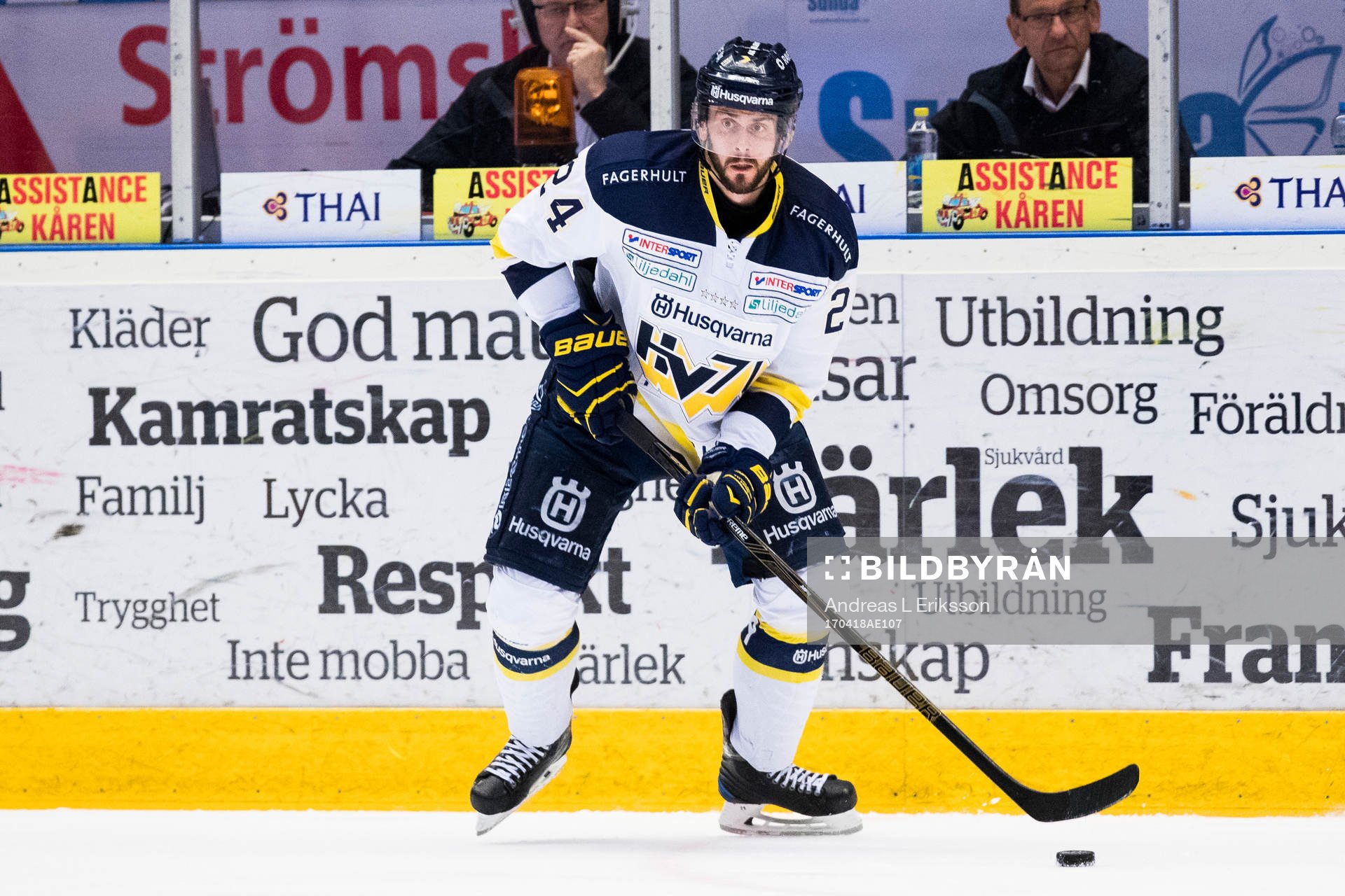 s Erik Christensen med pucken