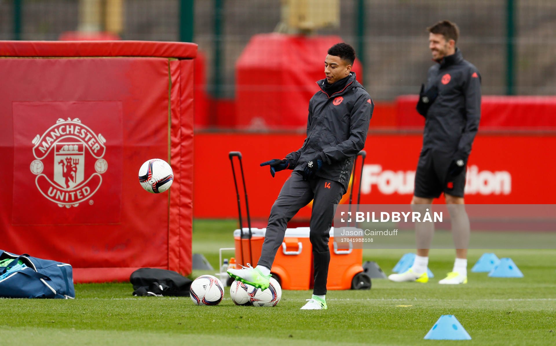 Fotboll, Träning Britain Football Soccer - Manchester