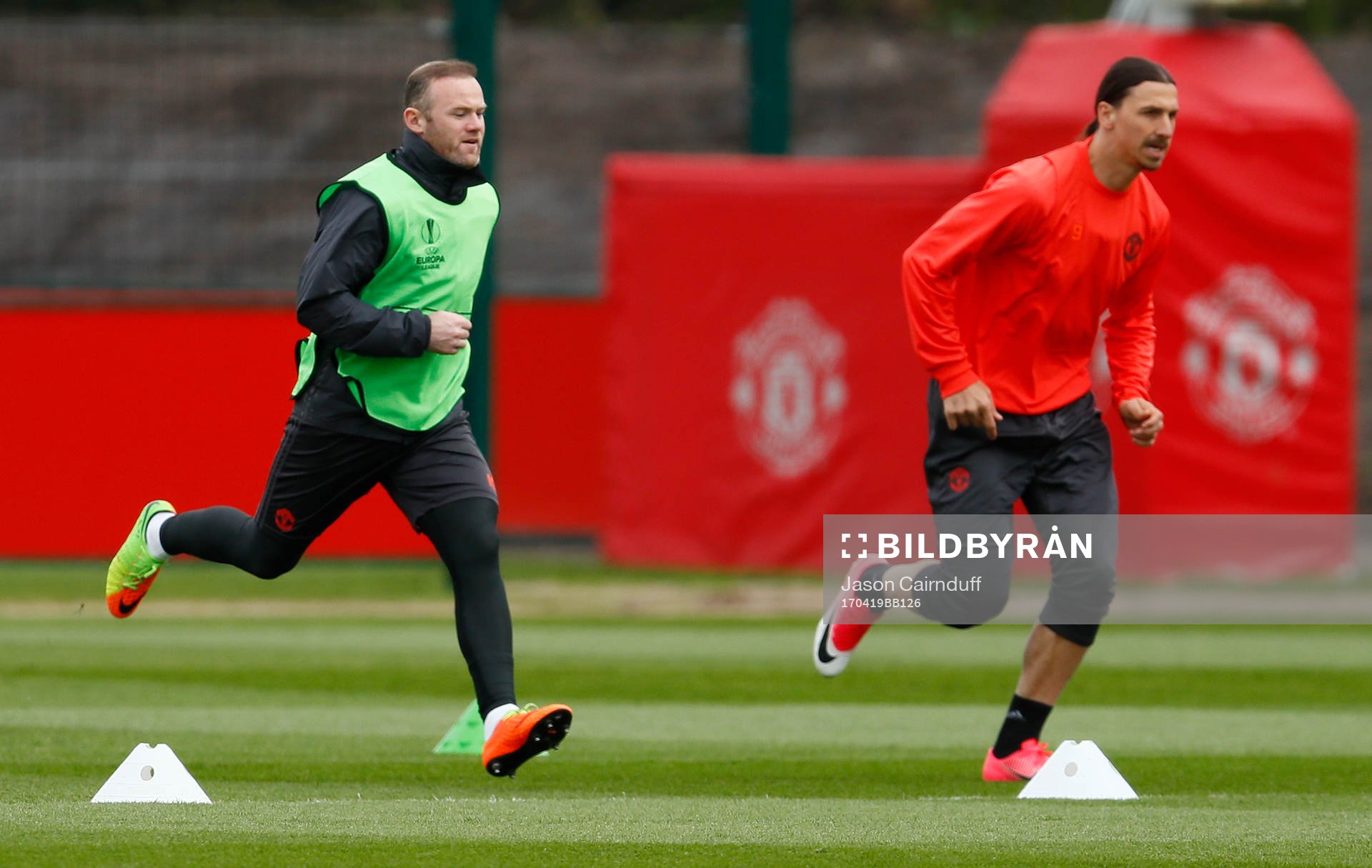 Fotboll, Träning Britain Football Soccer - Manchester