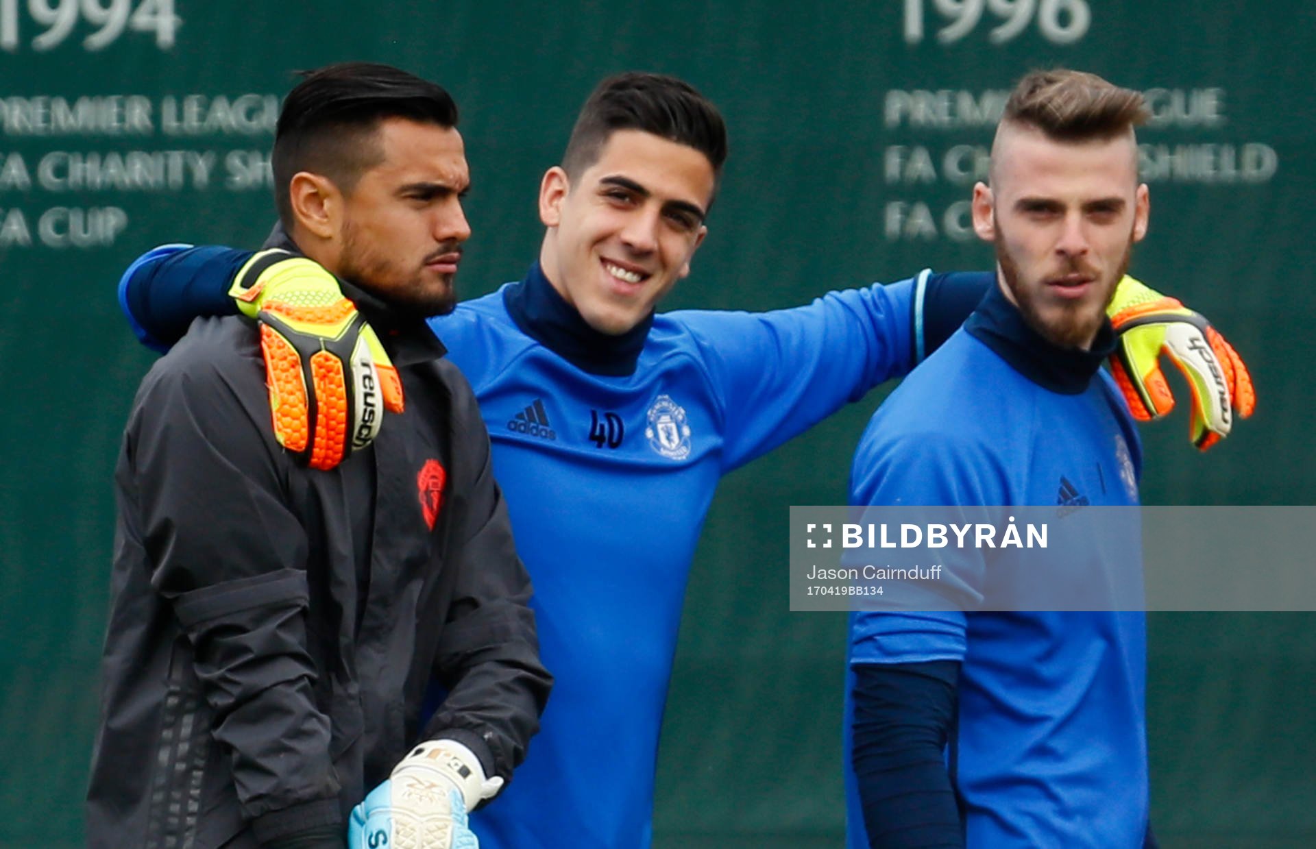 Fotboll, Träning Britain Football Soccer - Manchester