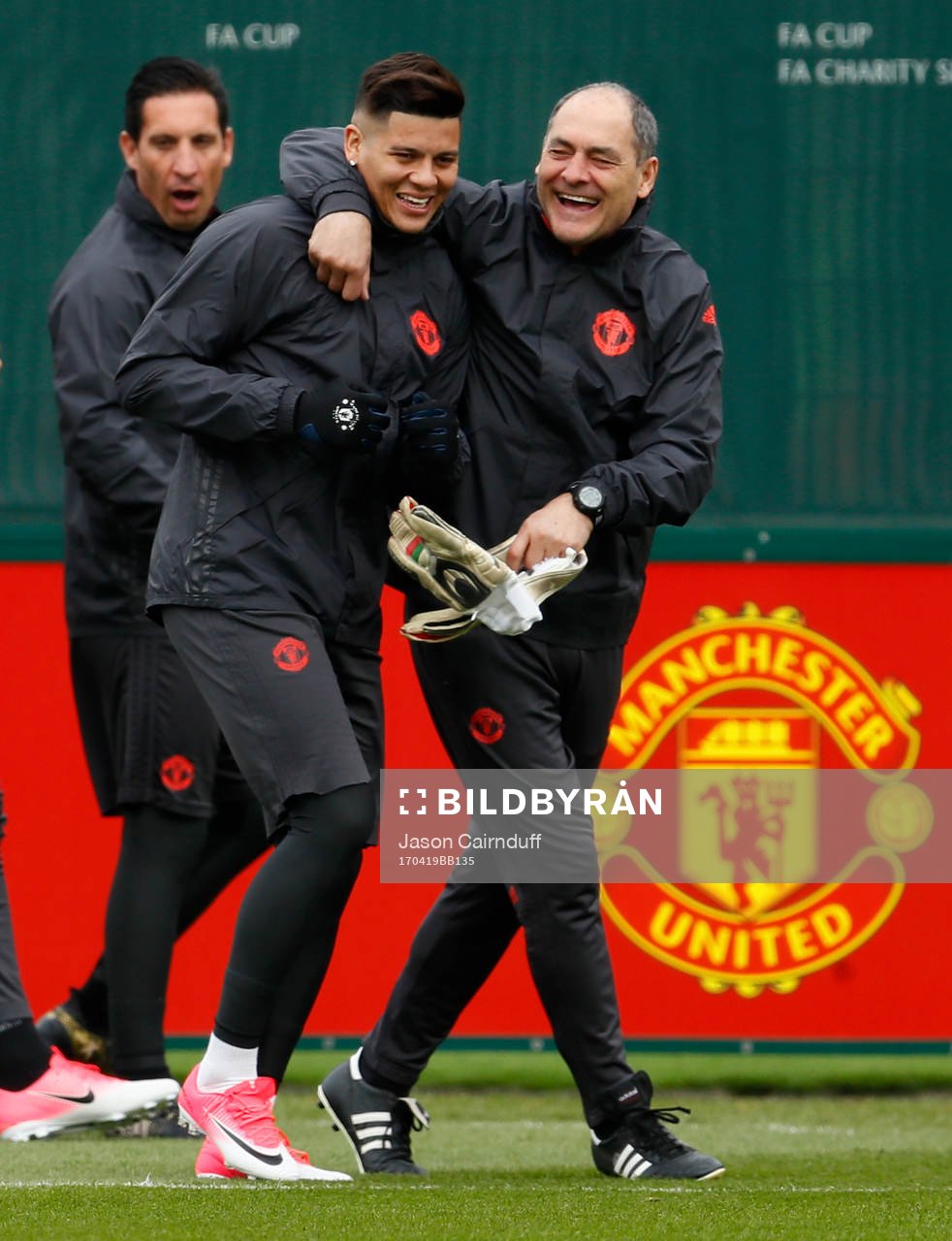 Fotboll, Träning Britain Football Soccer - Manchester