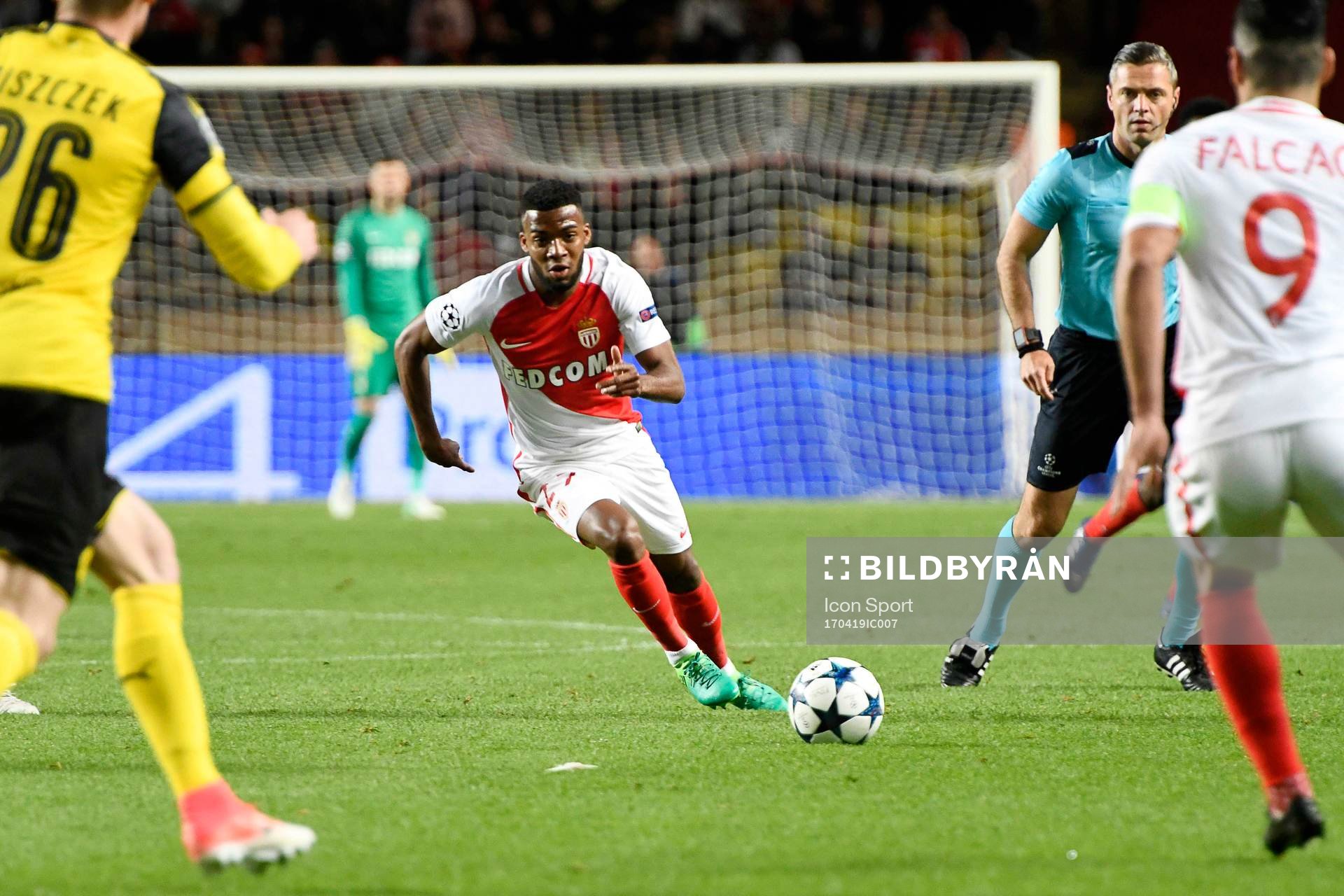 Fotboll, Champions League Thomas Lemar of Monaco