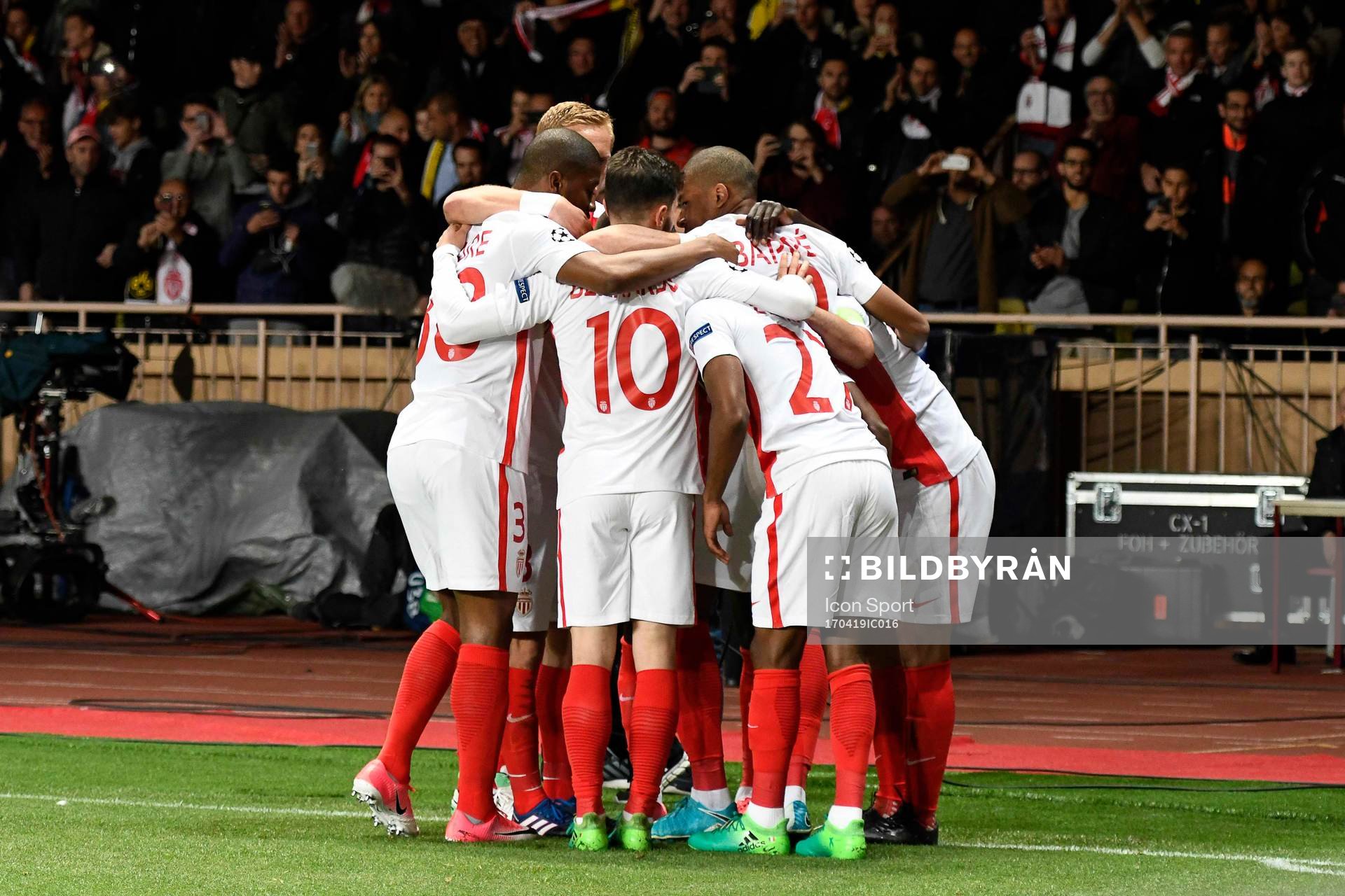 Fotboll, Champions League Radamel Falcao of Monaco
