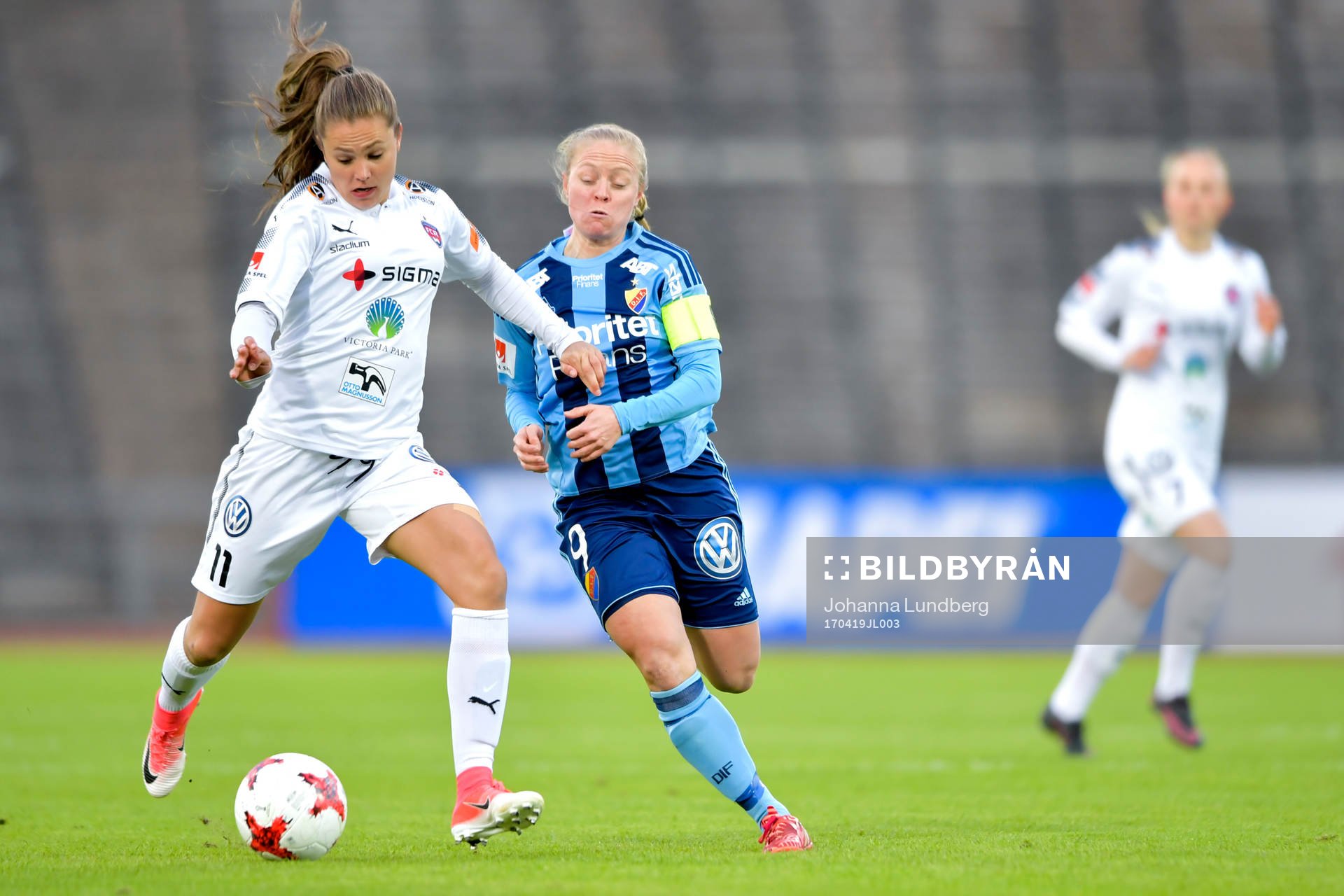 Rosengårds Lieke Martens och Djurgårdens Mia Jalkerud