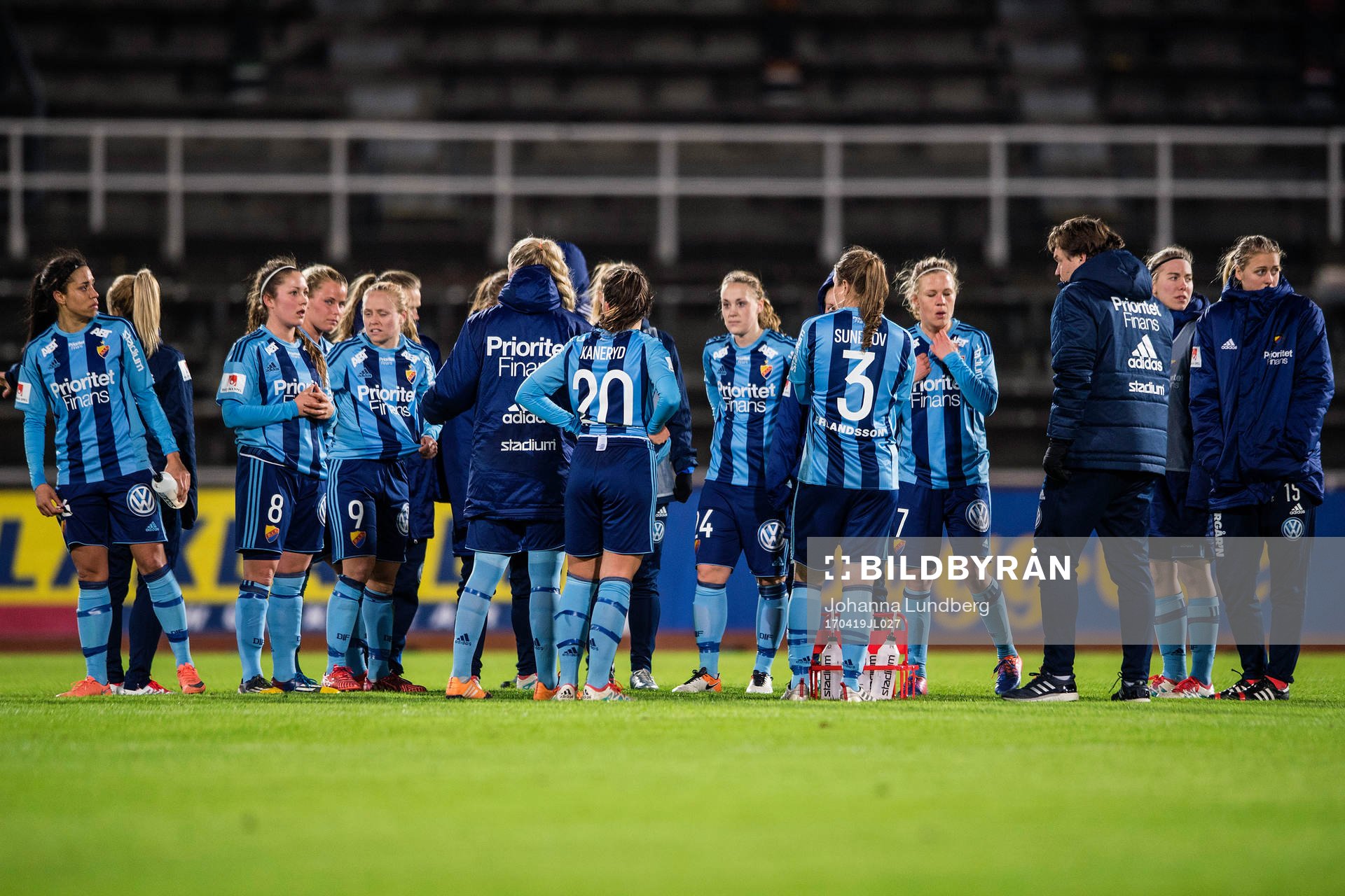 Djurgårdens spelare deppar
