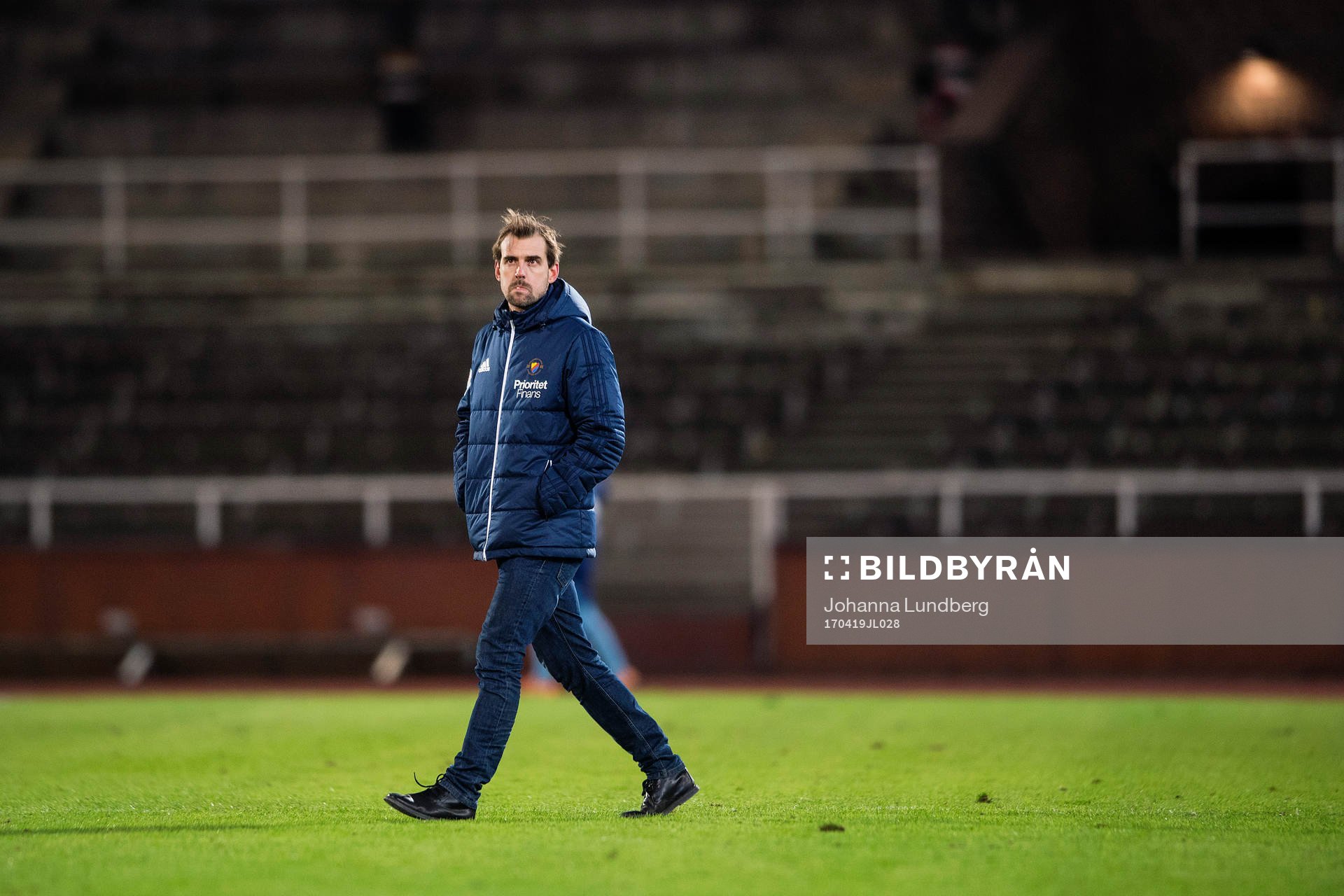 Djurgårdens tränare Joel Riddez