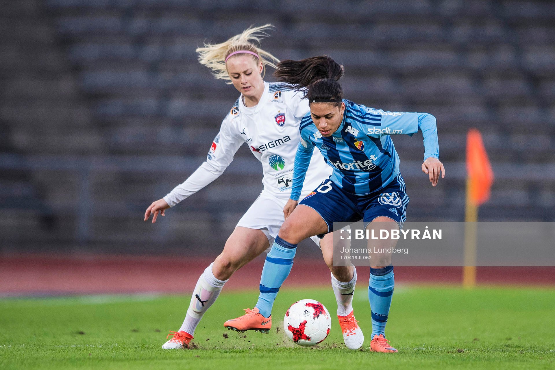 Rosengårds Amanda Ilestedt och Djurgårdens Tempest-Marie