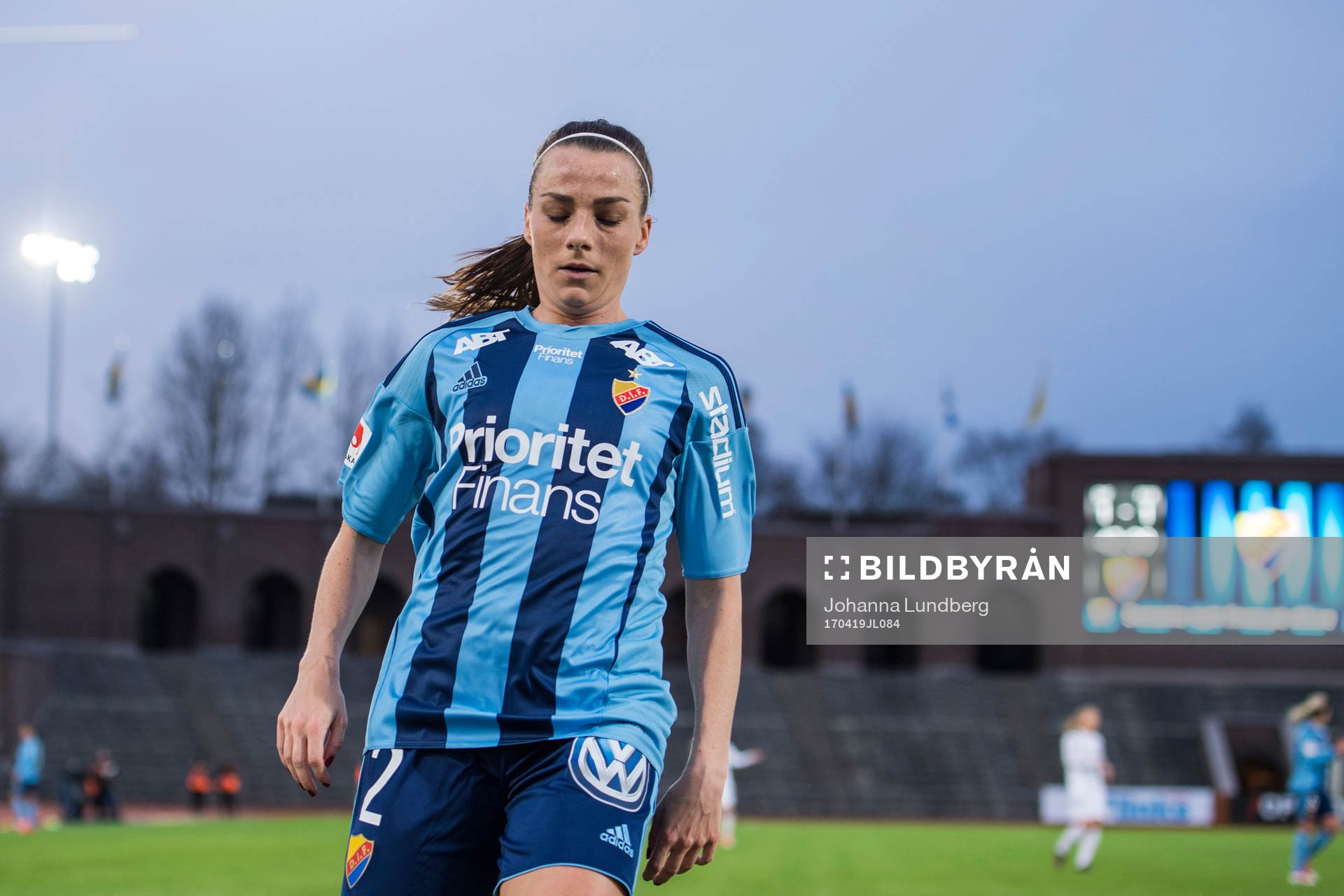 Djurgårdens Hallbera Gisladottir deppar
