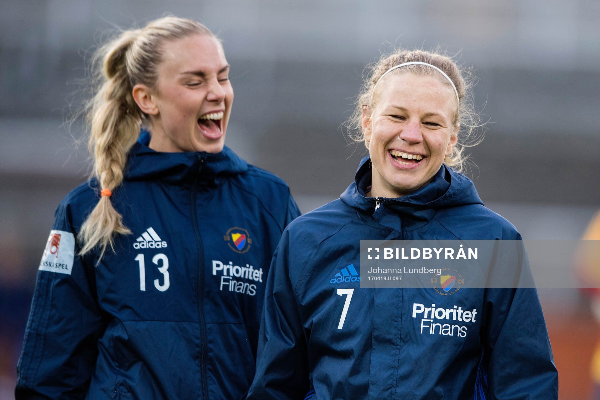 Djurgårdens Petronella Ekroth och Katrin Schmidt