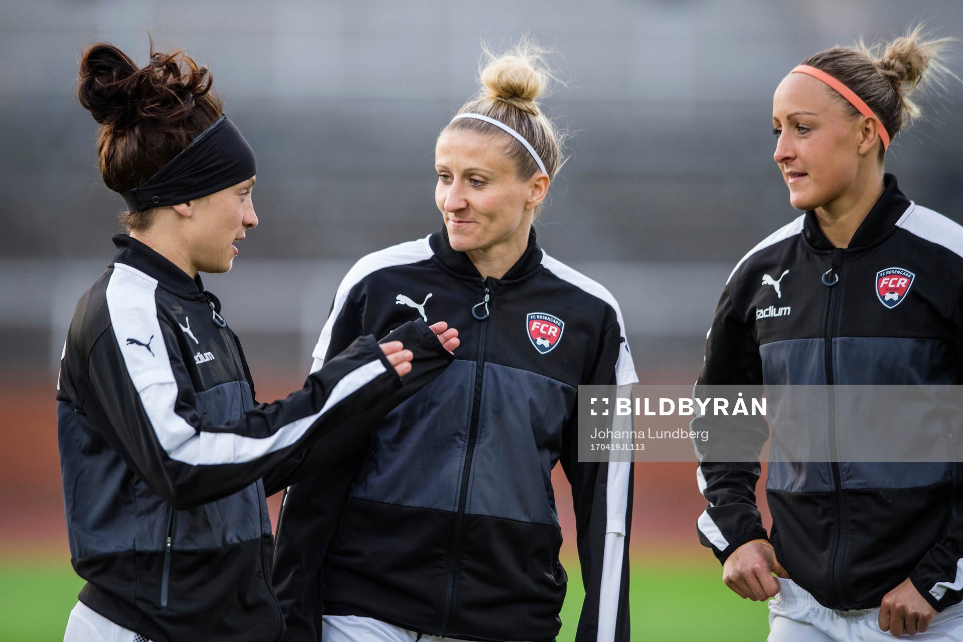 Rosengårds Ella Masar McLeod, Anja Mittag och Sanne