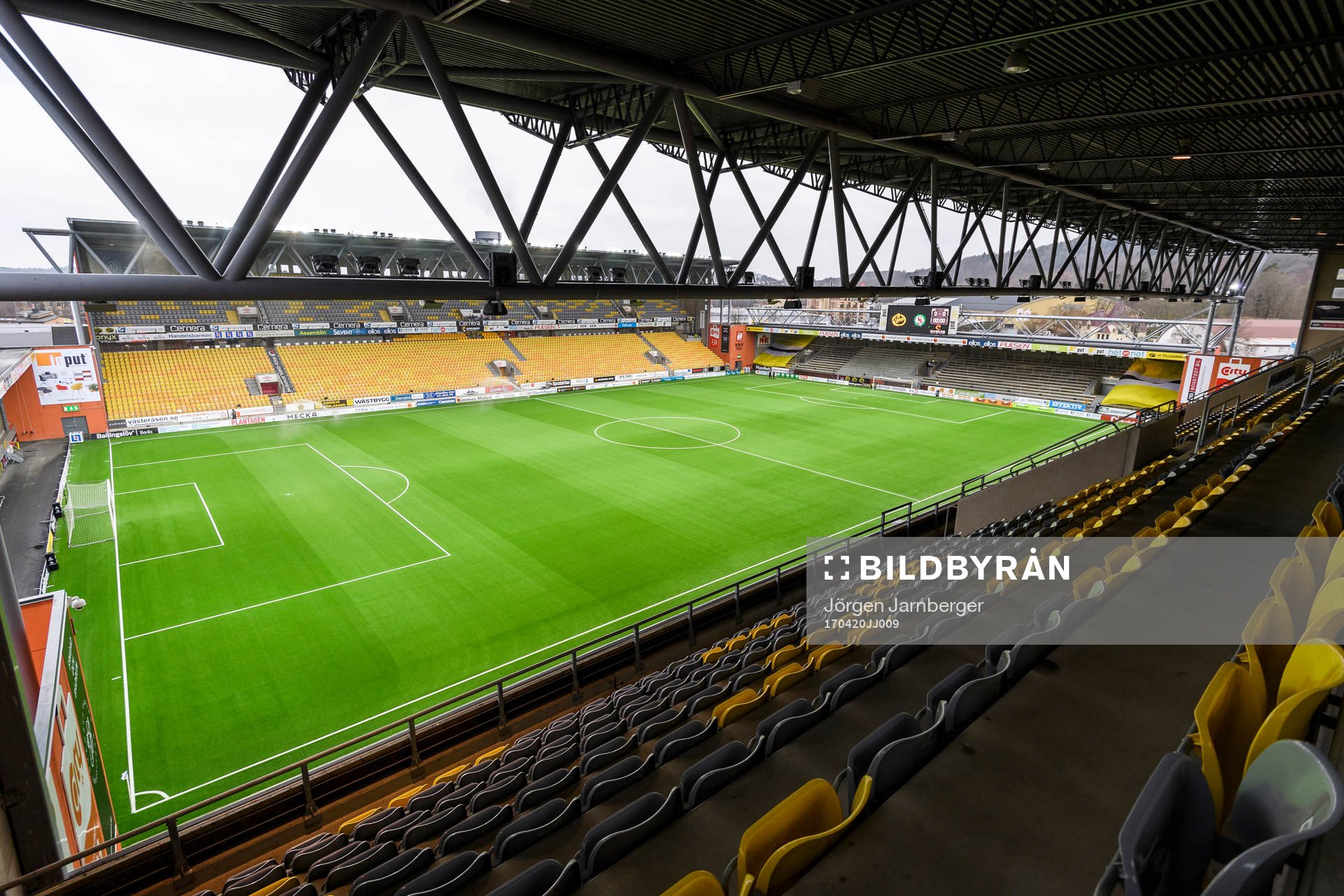 Interiör på Borås arena