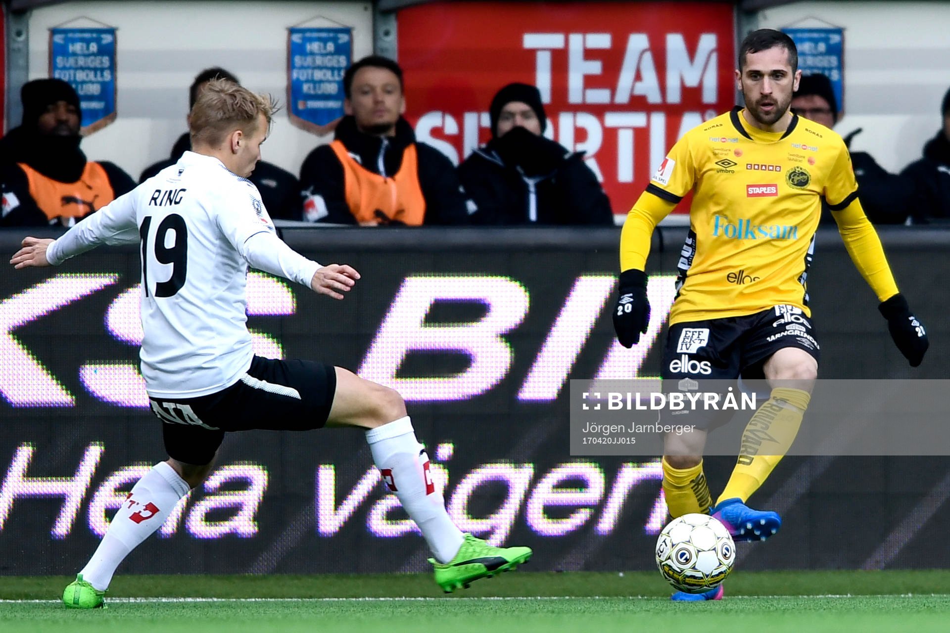 Elfsborgs Emir Bajrami och Örebros Sebastian Ring