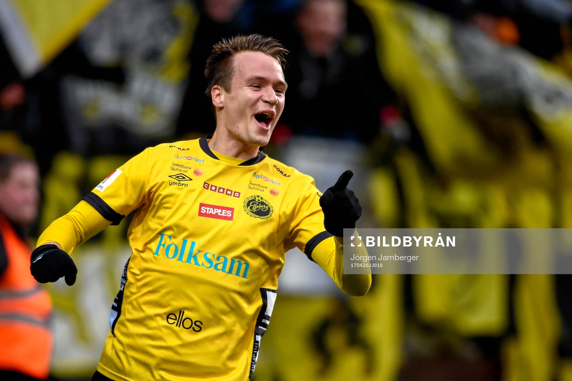 Elfsborgs Viktor Prodell jublar