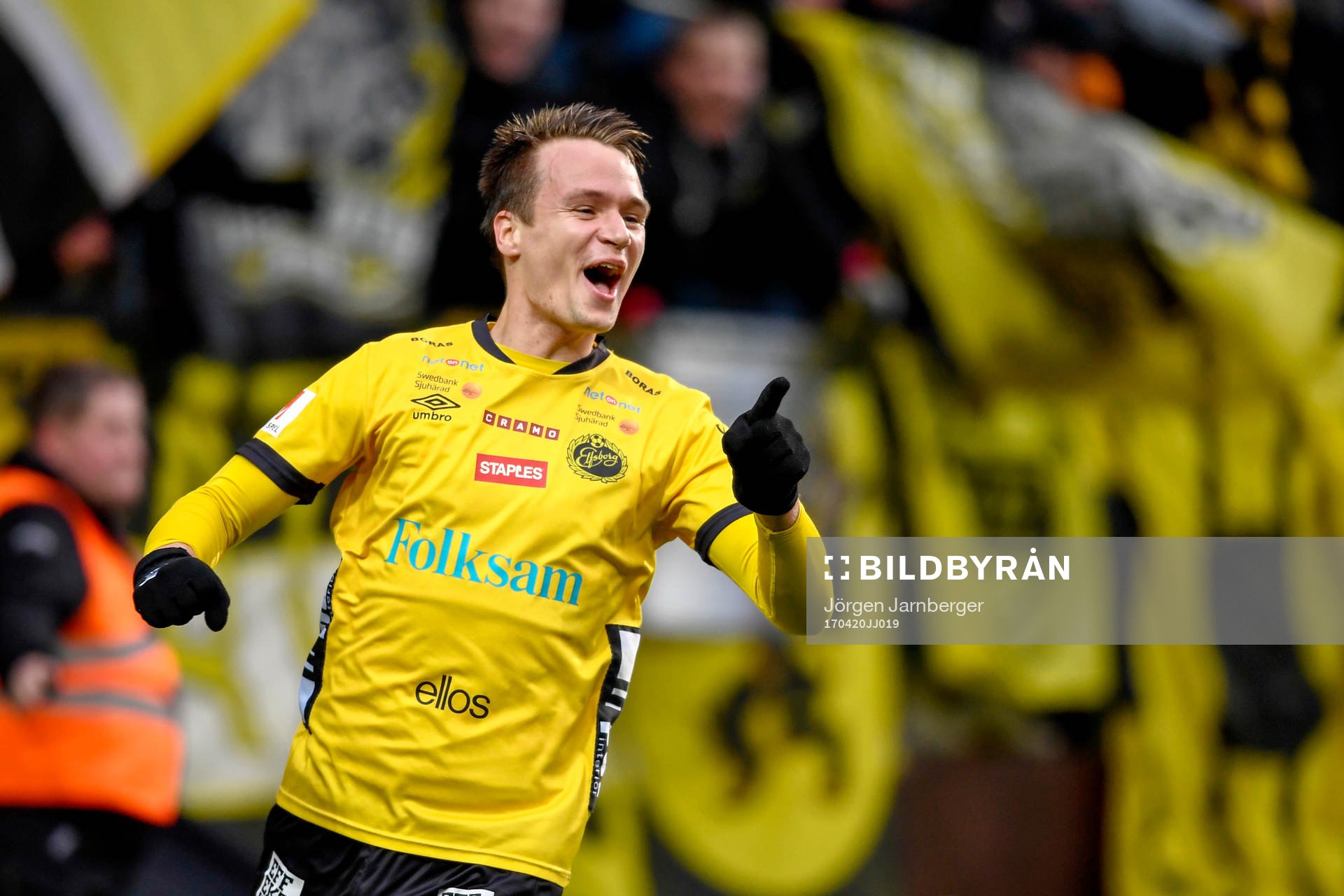 Elfsborgs Viktor Prodell jublar