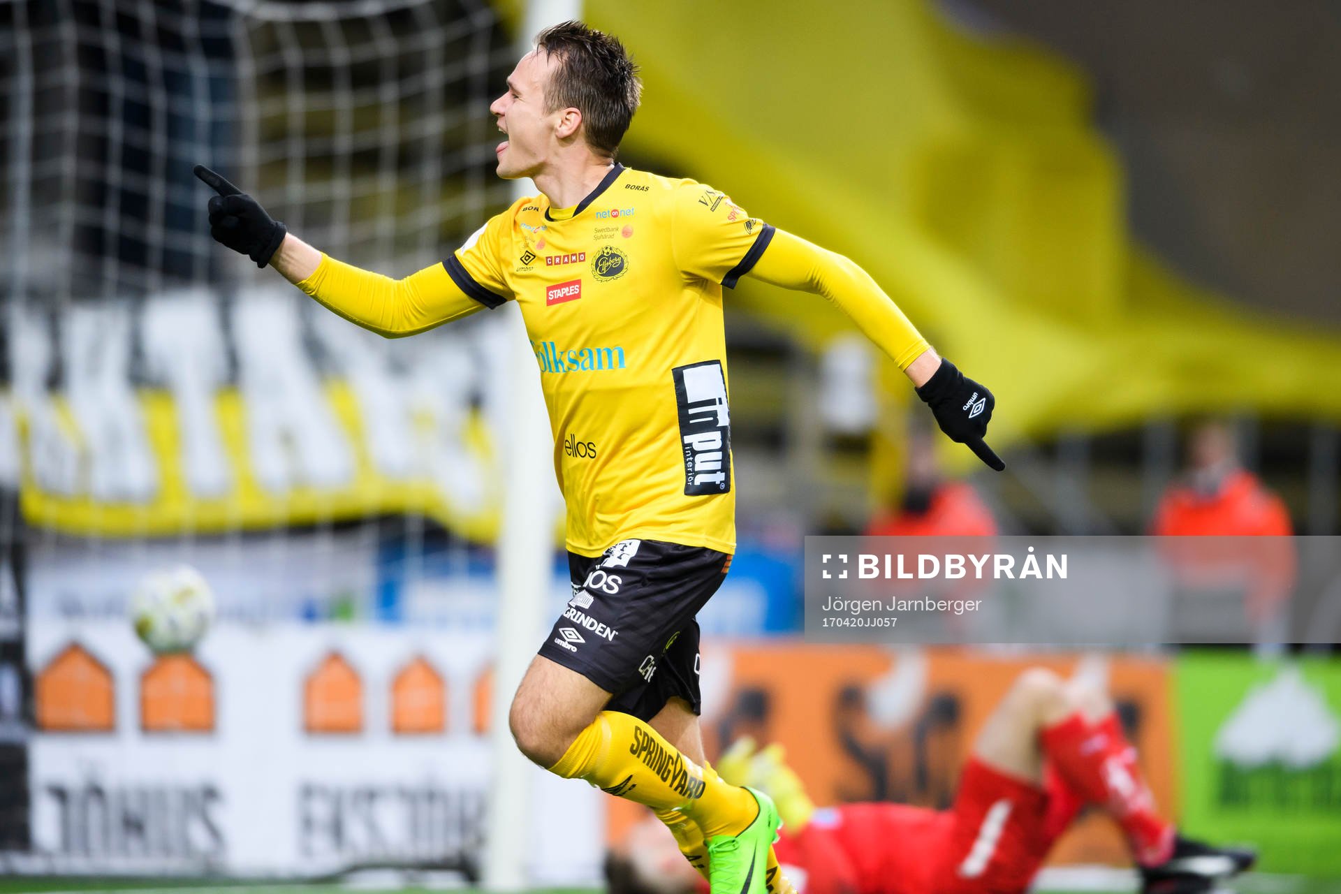 Elfsborgs Viktor Prodell jublar