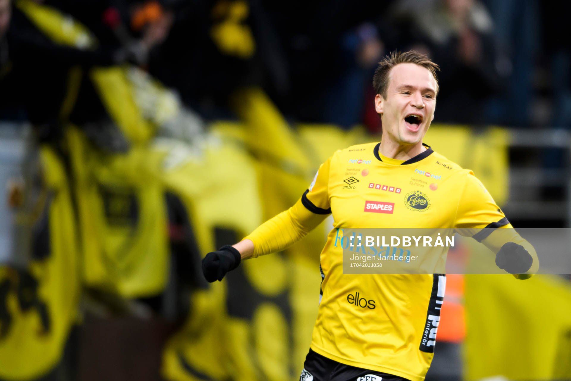 Elfsborgs Viktor Prodell jublar