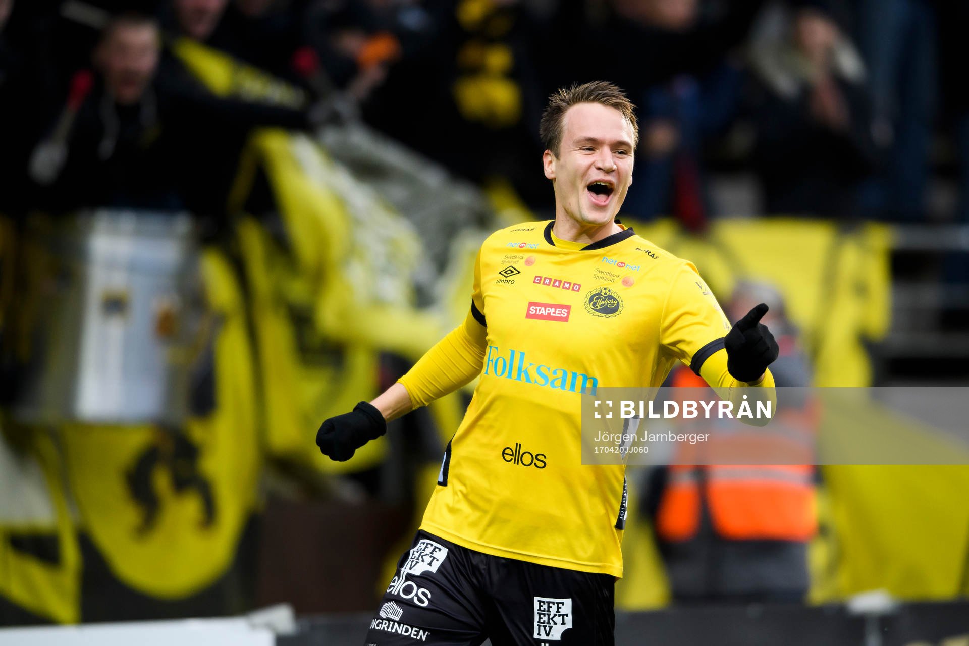 Elfsborgs Viktor Prodell jublar
