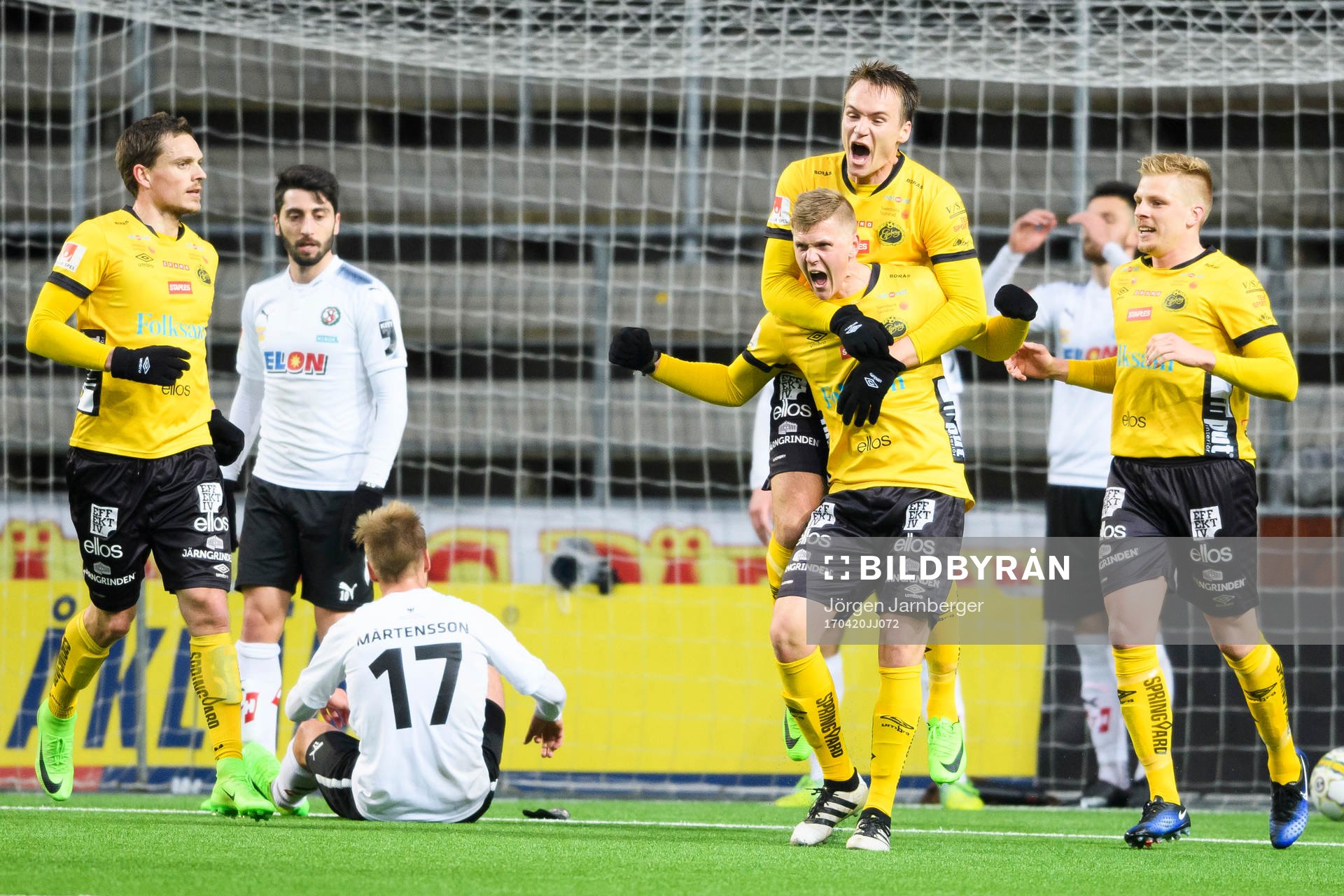 Elfsborgs Joakim Nilsson jublar