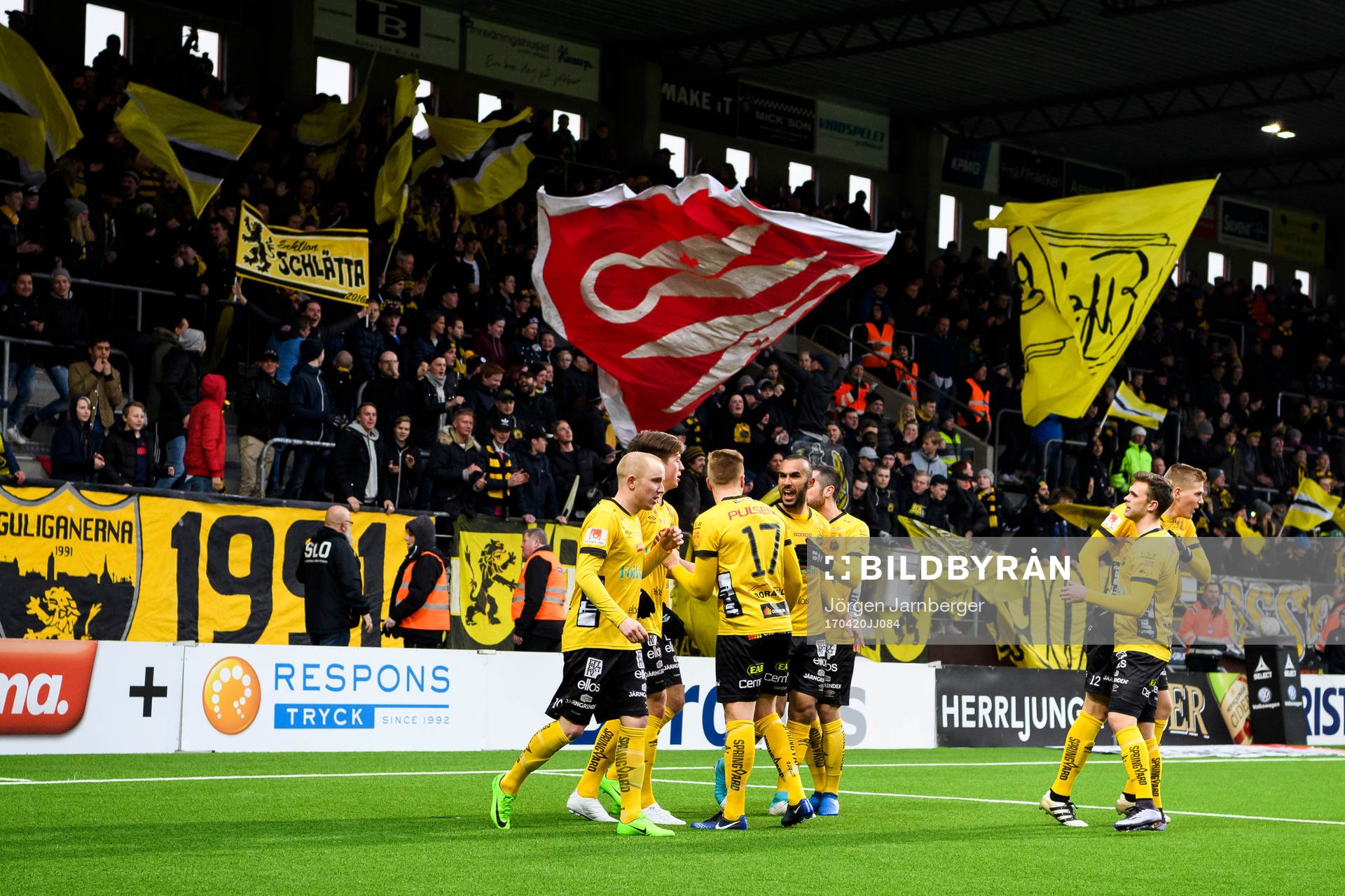 Elfsborgs spelare jublar