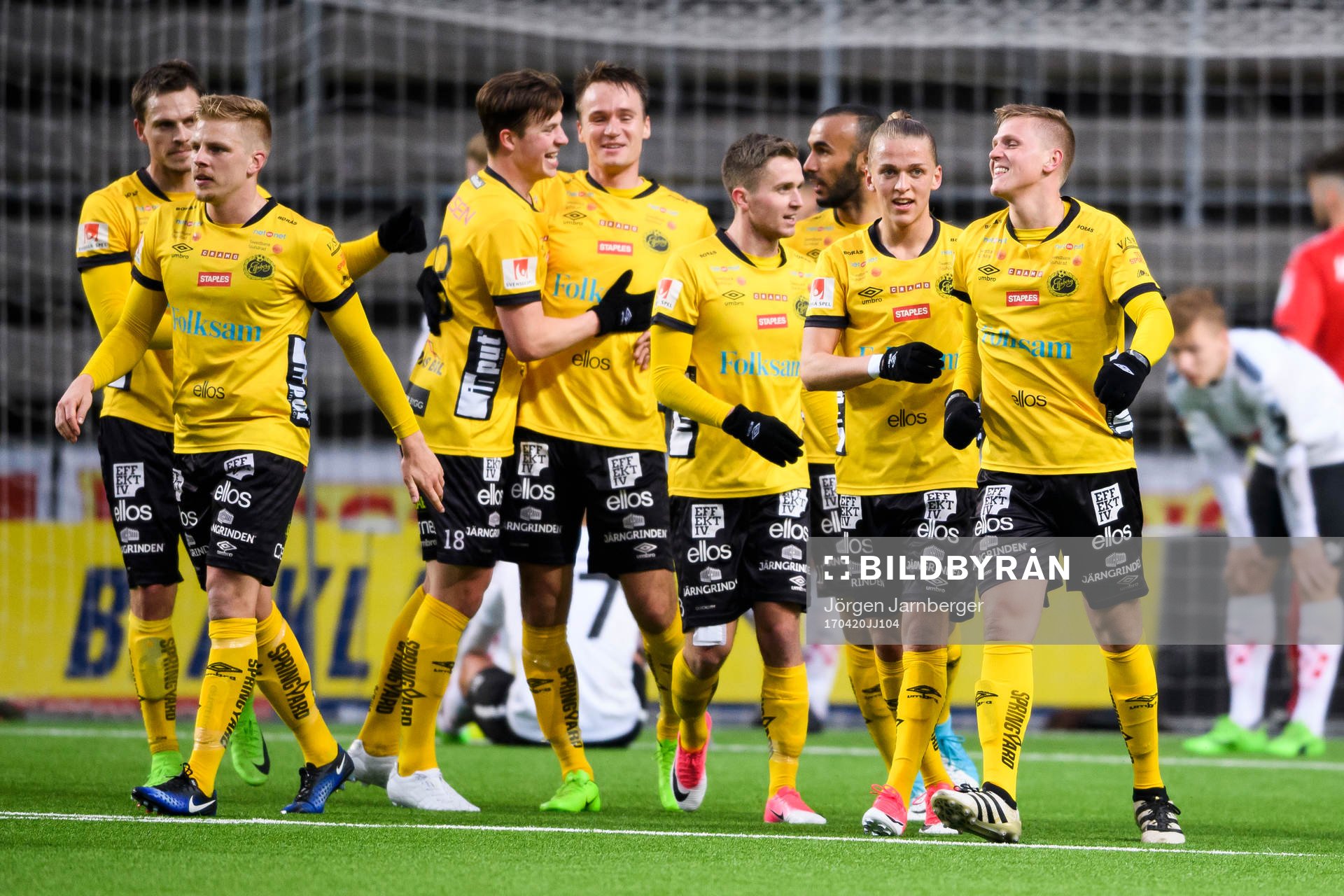 Elfsborgs spelare jublar