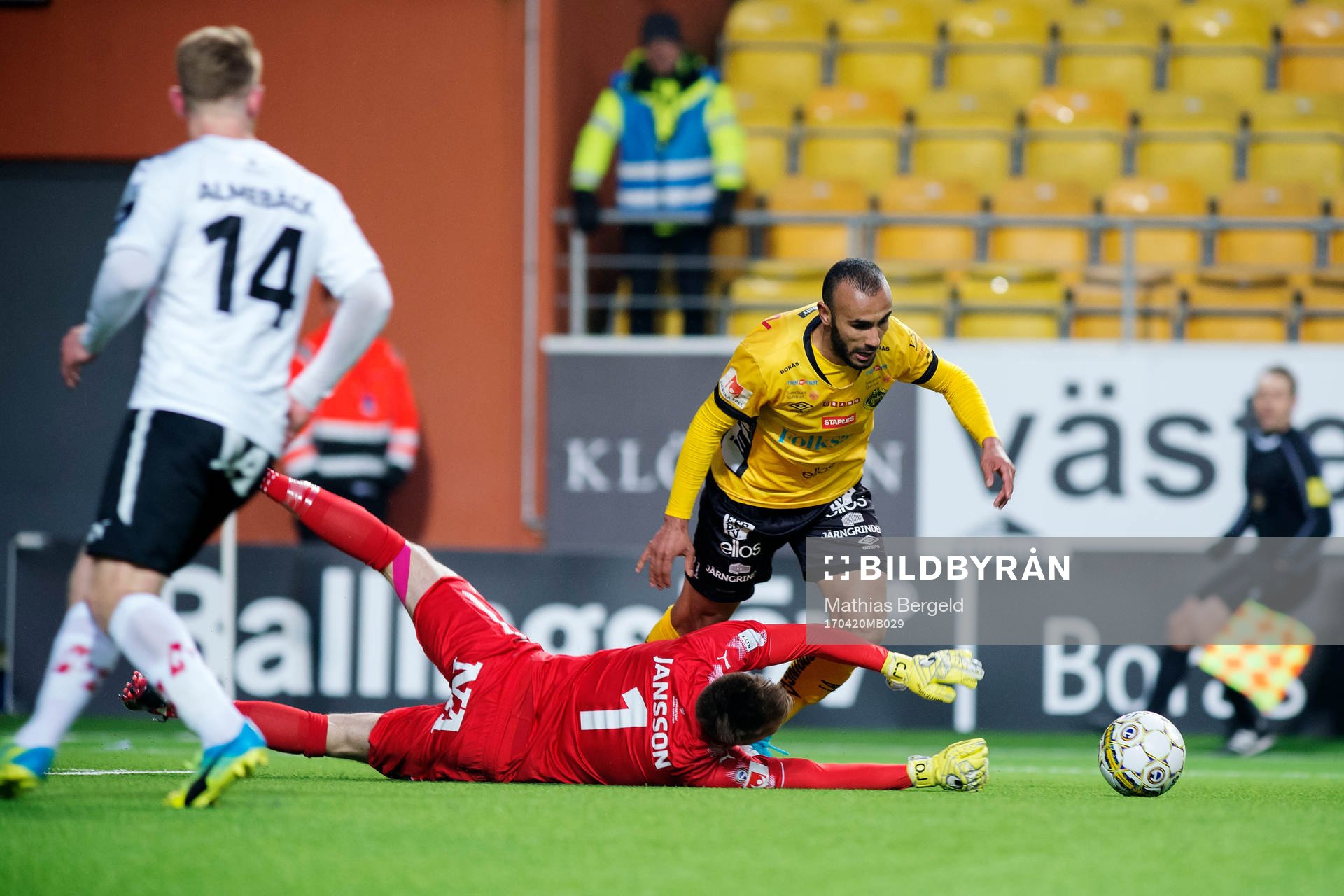 Örebros målvakt Oscar Jansson