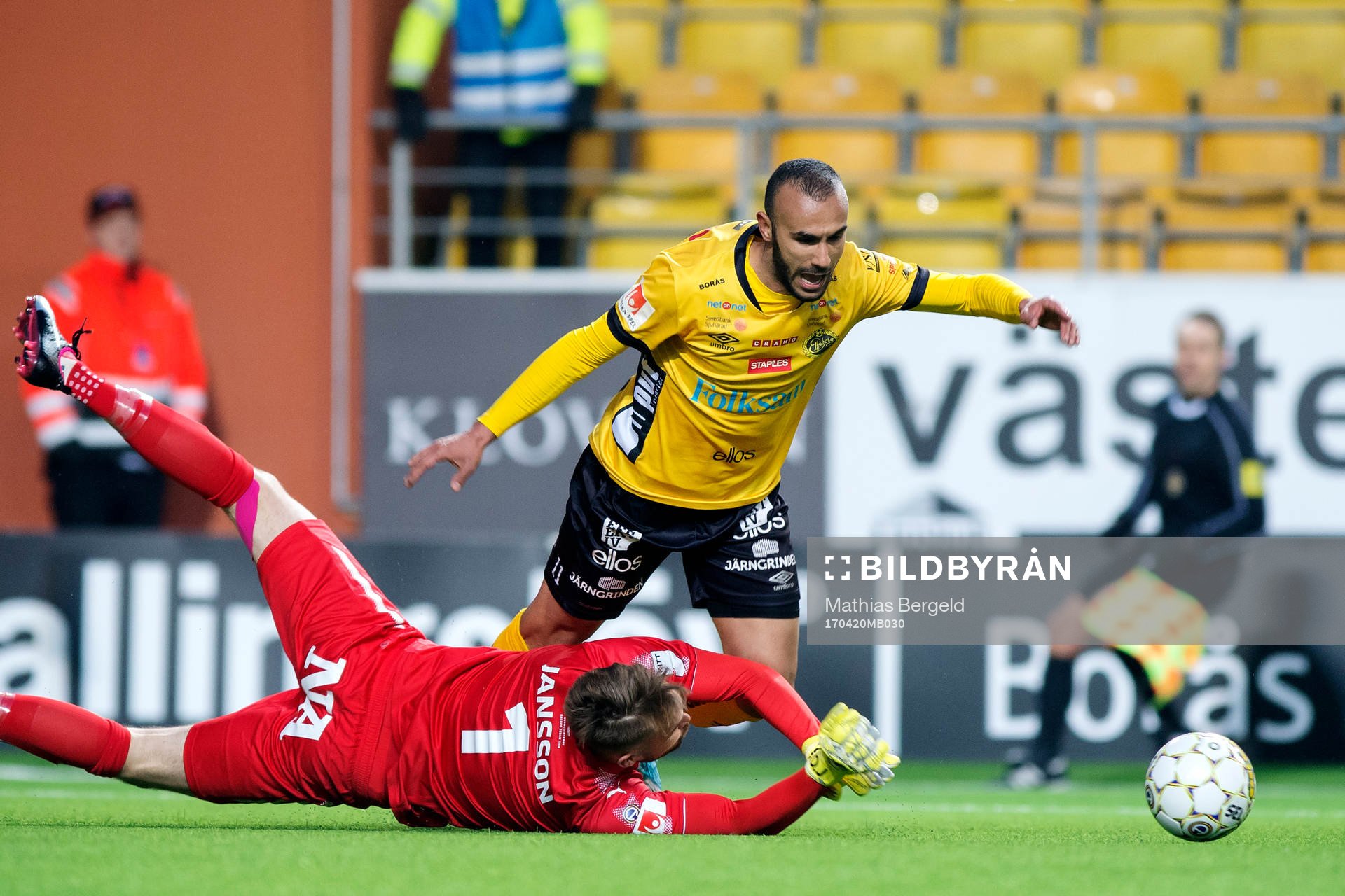Örebros målvakt Oscar Jansson