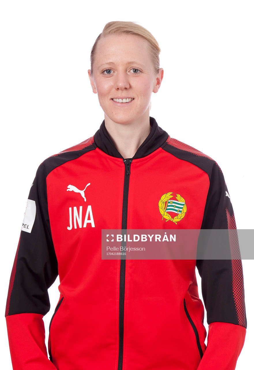 Hammarbys Jenny Nauwelaerts de Agé poserar för ett porträtt den 21 april 2017 i Stockholm.