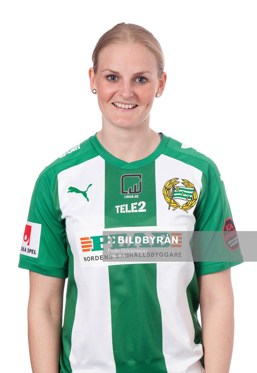 Hammarbys Therése Boström poserar för ett porträtt den 21 april 2017 i Stockholm.