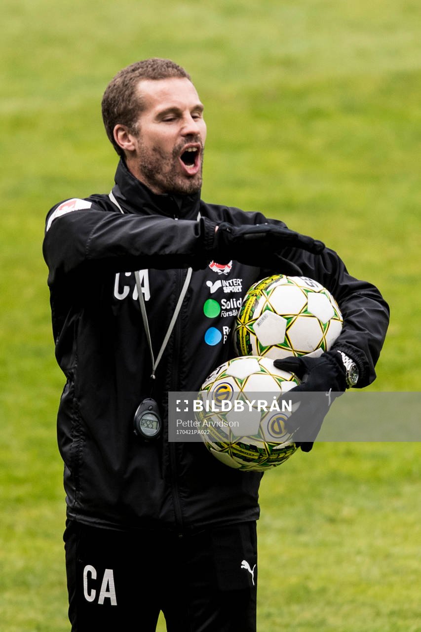 Assisterande tränare Christoffer Andersson