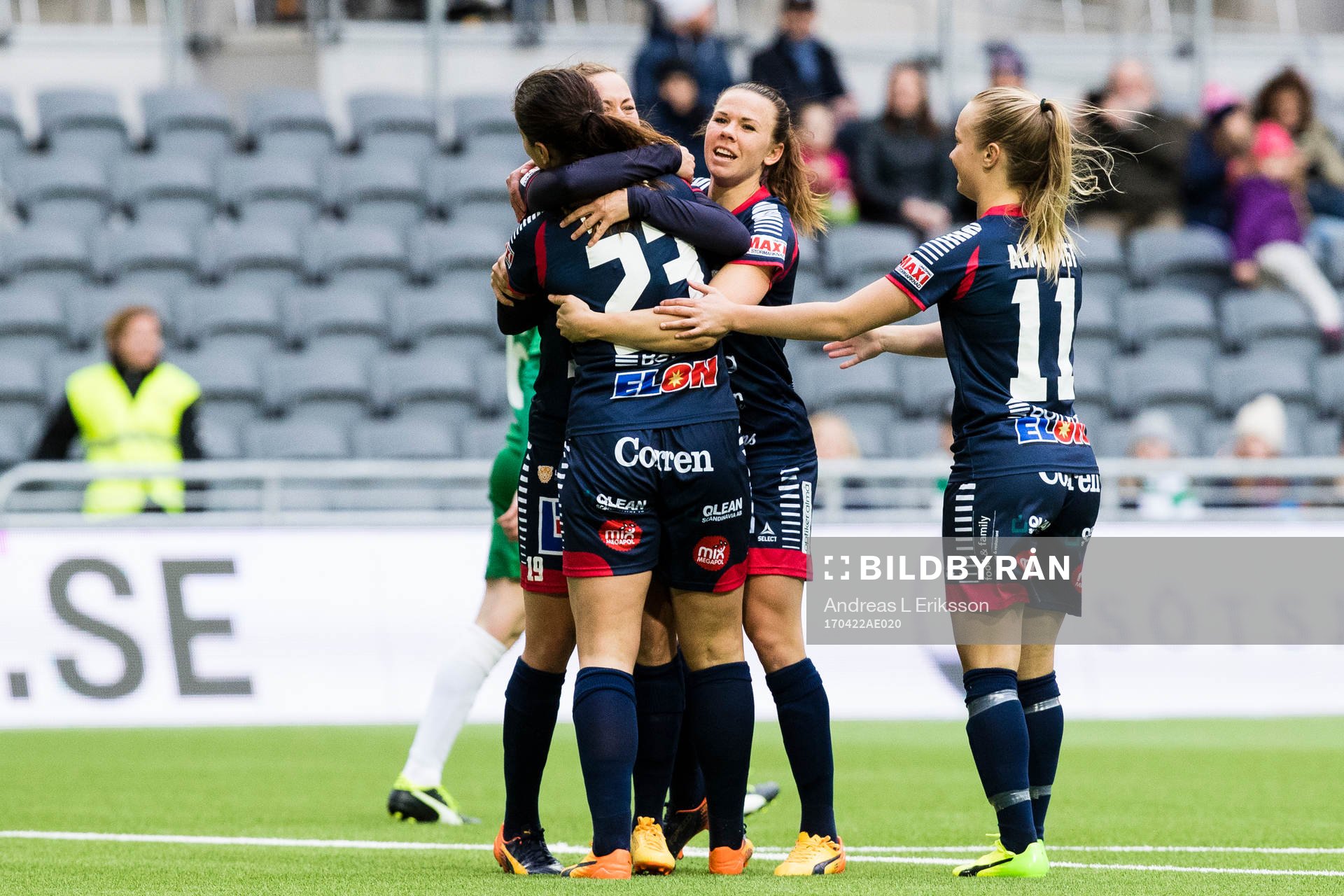 Linköpings Marija Banusic, Jessica Samuelsson och Tove