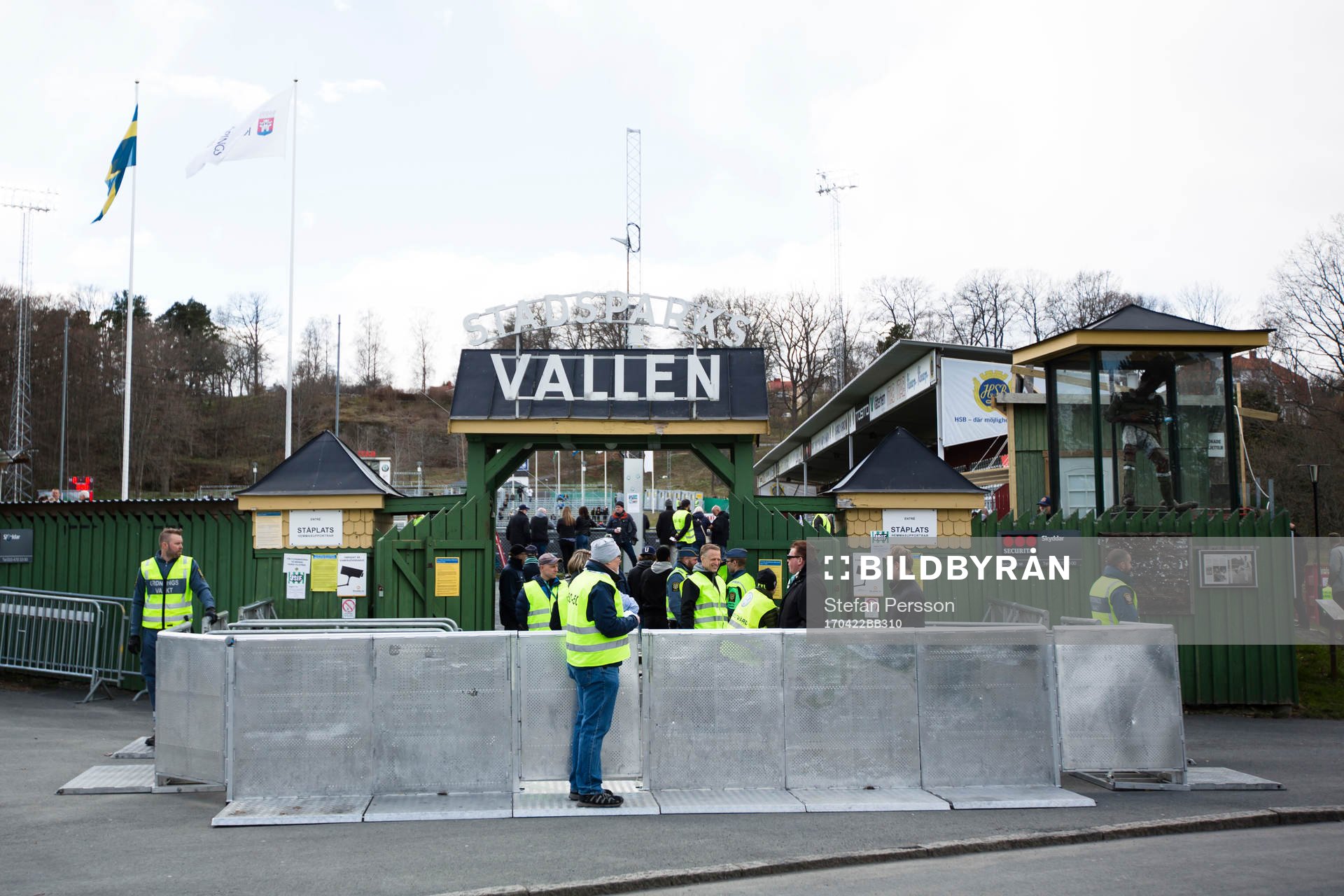 Entrén till Stadsparksvallen